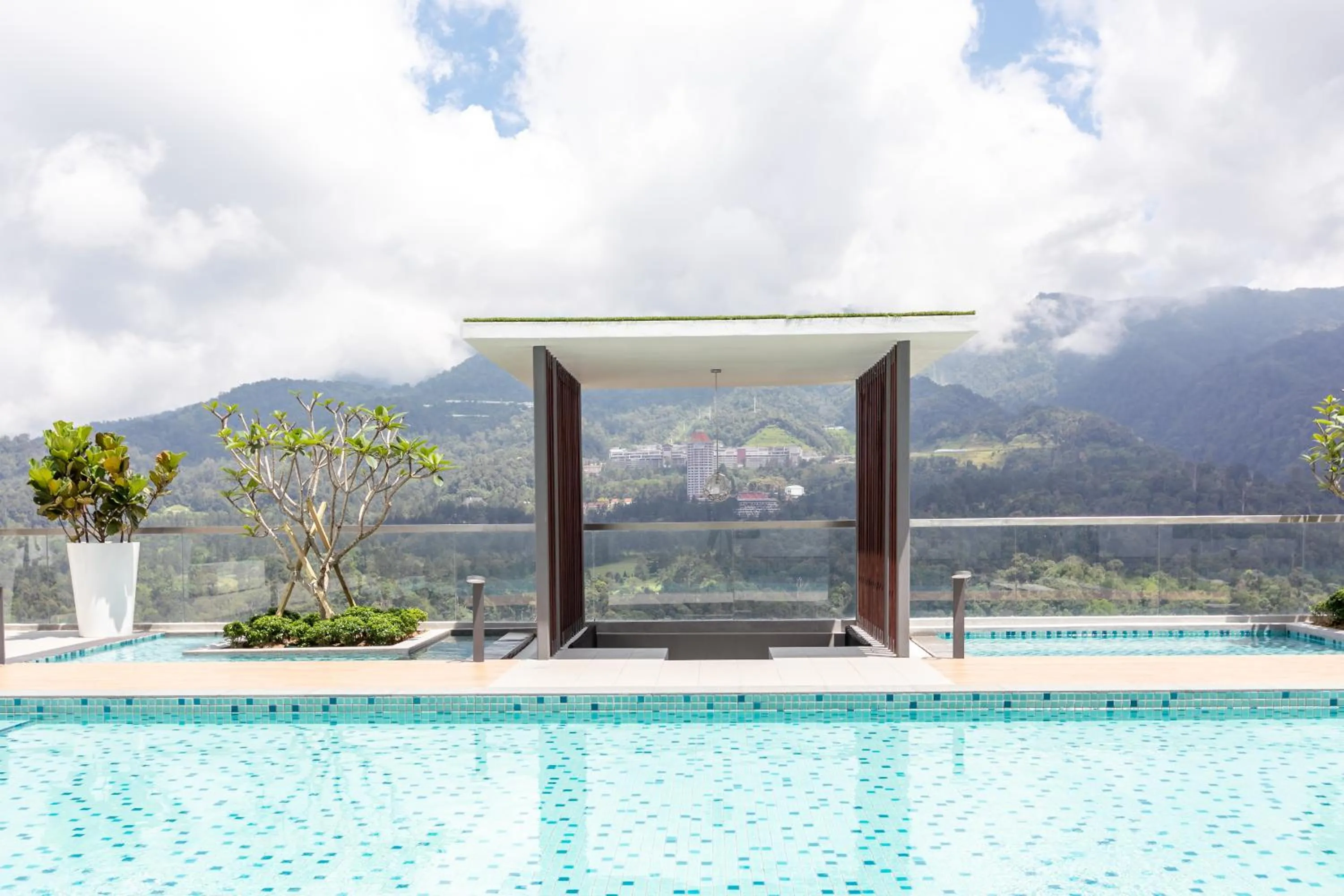 Swimming pool in Genting Premium Suite Windmill Upon Hills by JAz Home Suites