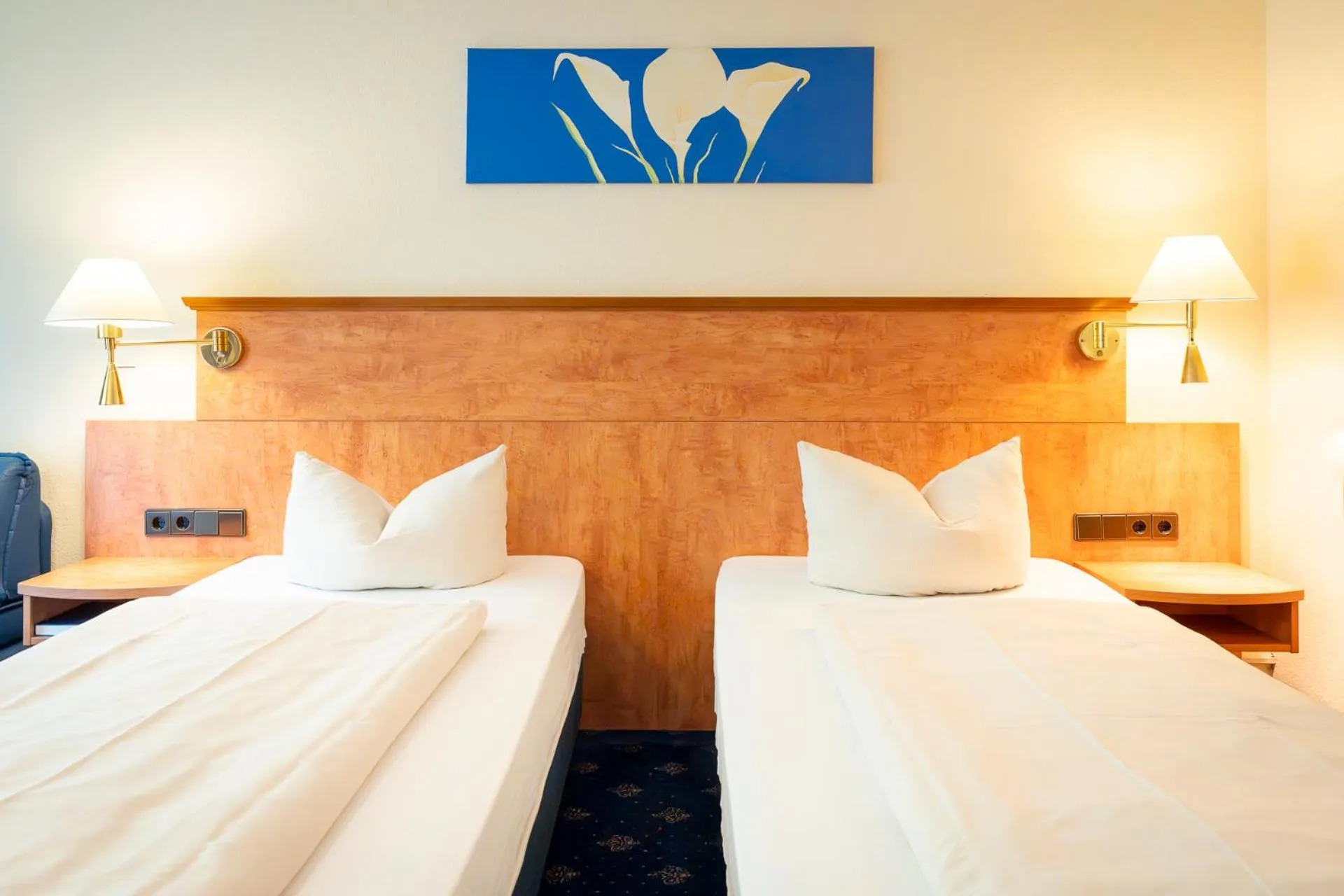 Bed in Hotel St. Georg