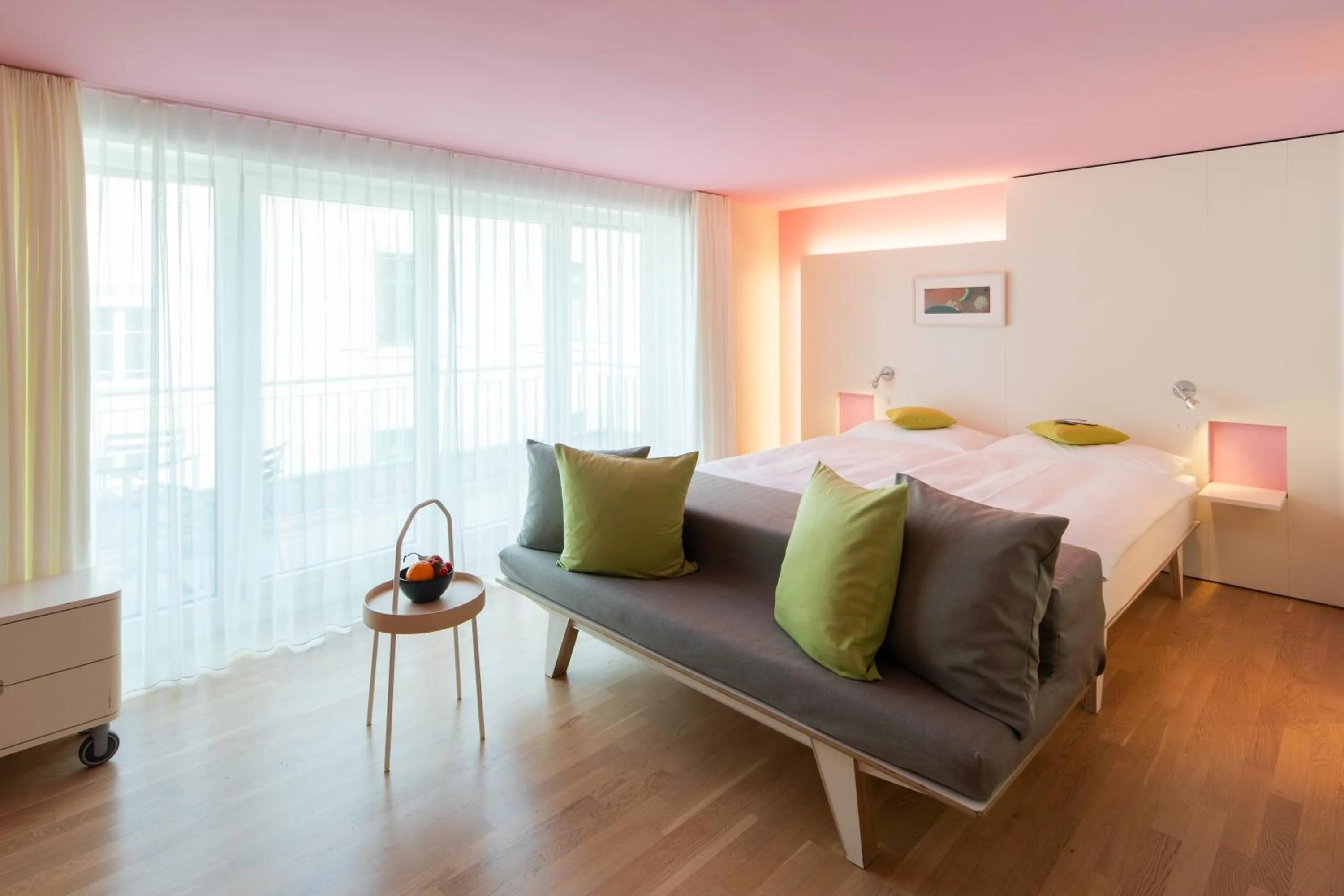 Living room, Bed in Hotel Dom