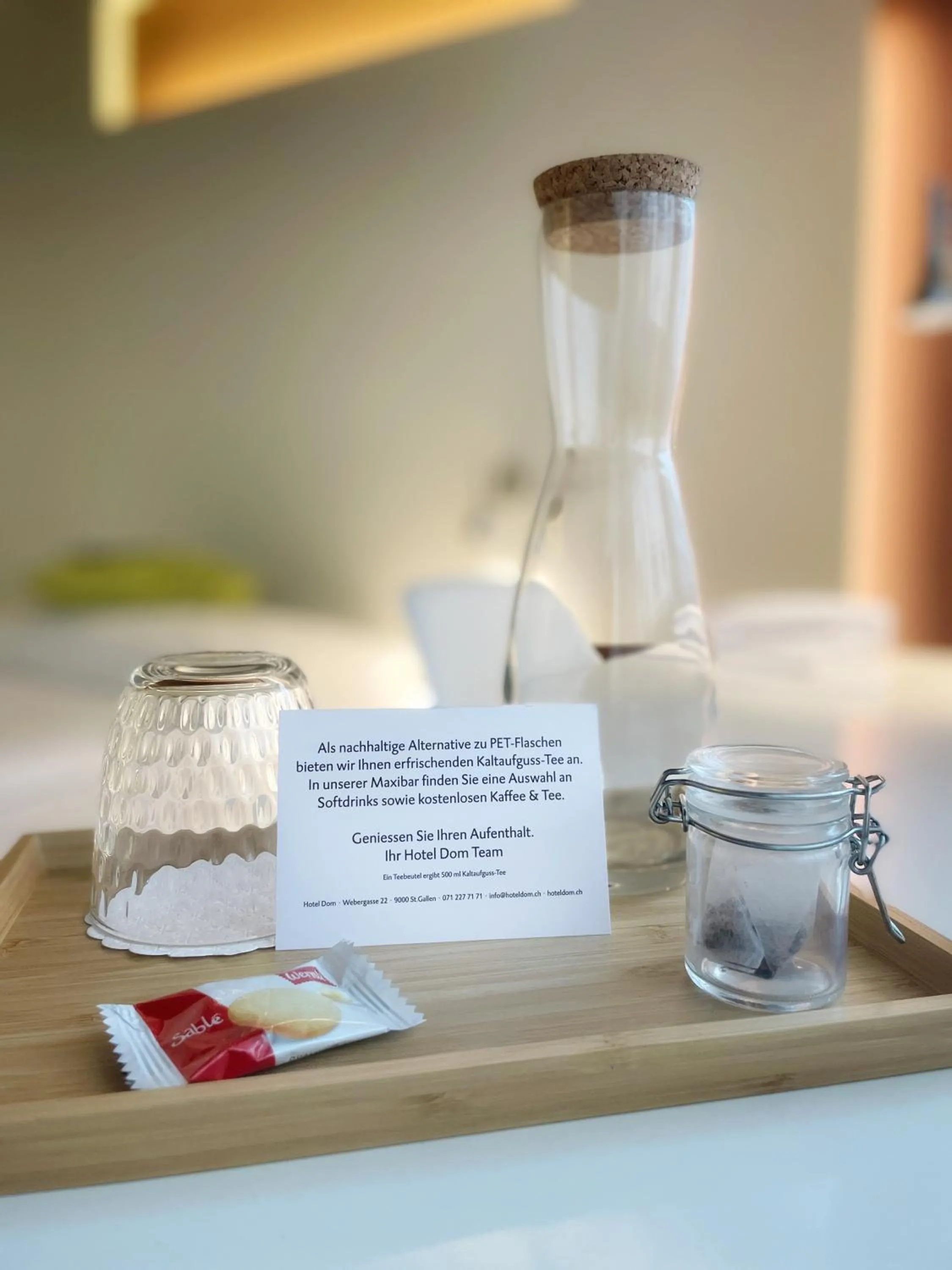 Food and drinks in Hotel Dom