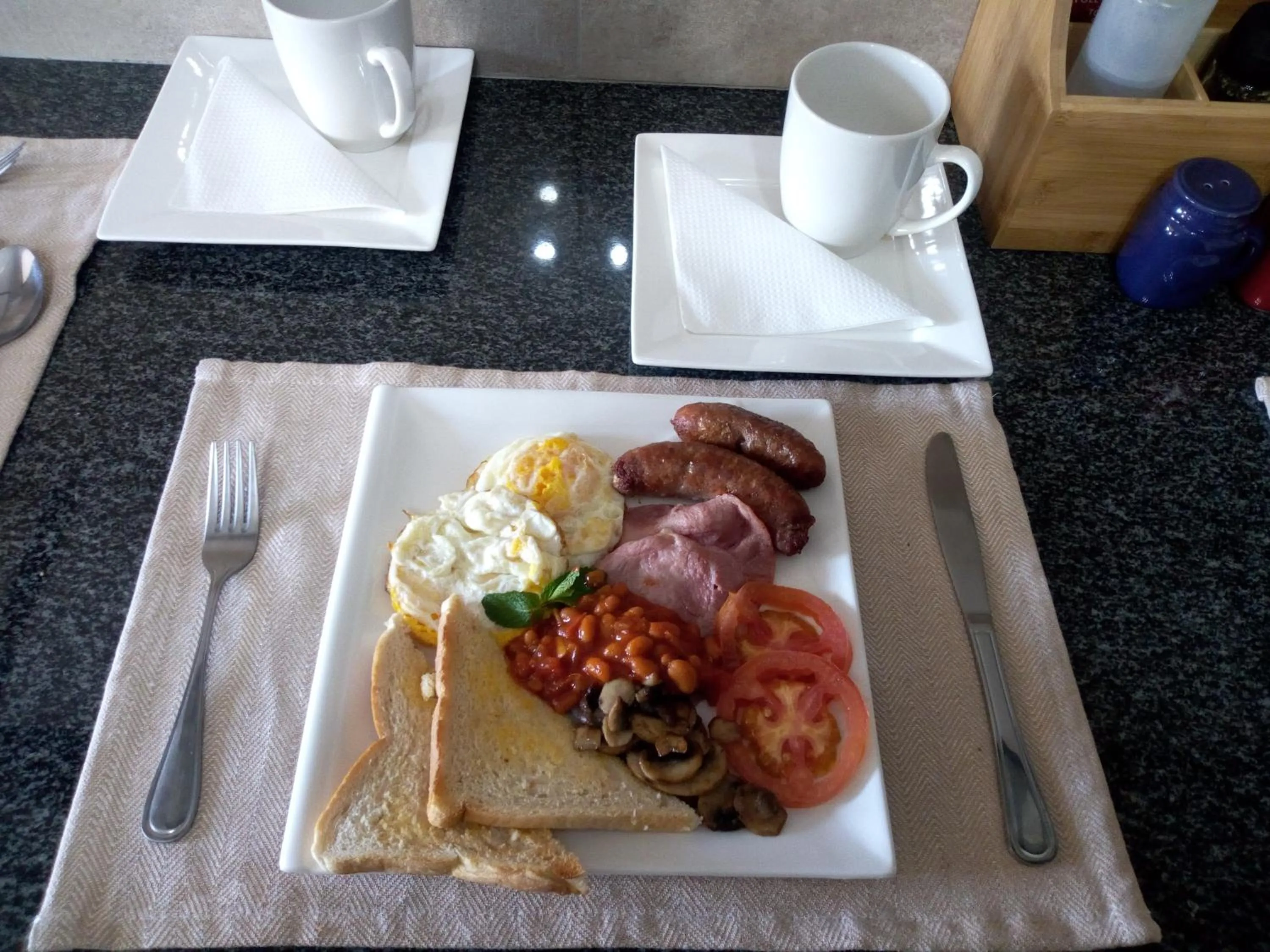 Breakfast in The Royal Prime Guest Lodge