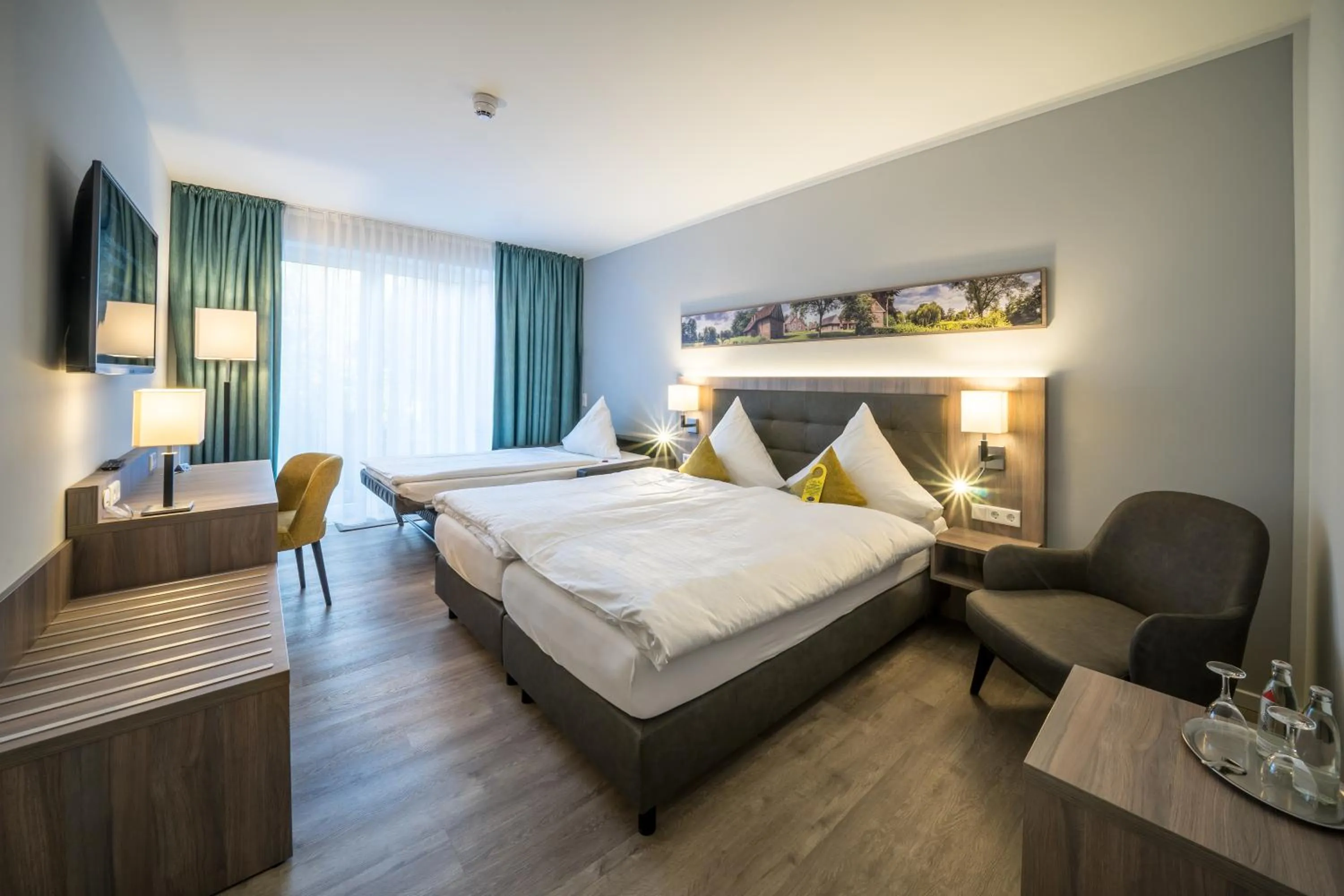 Bed in Hotel Meyerink