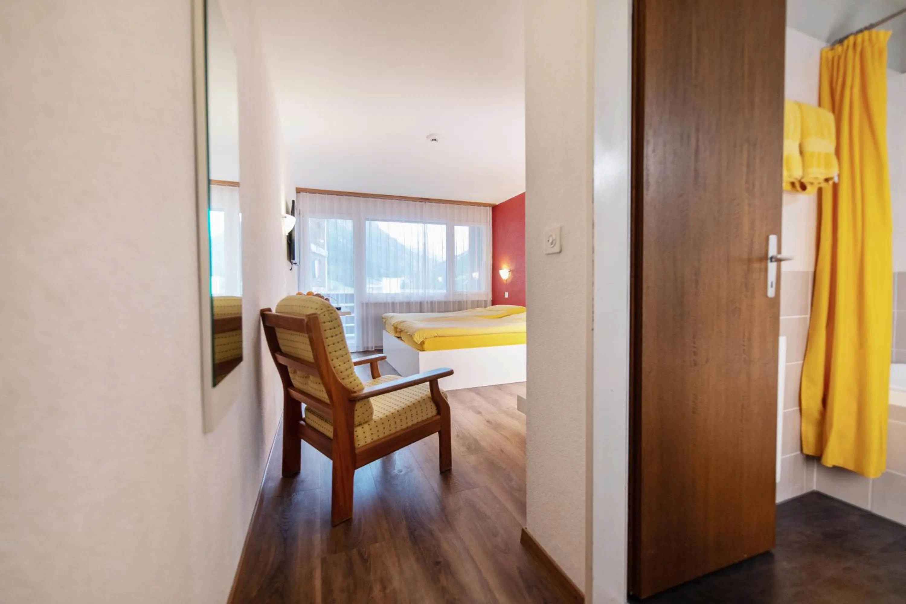 Bedroom, Bed in Hotel Mountime