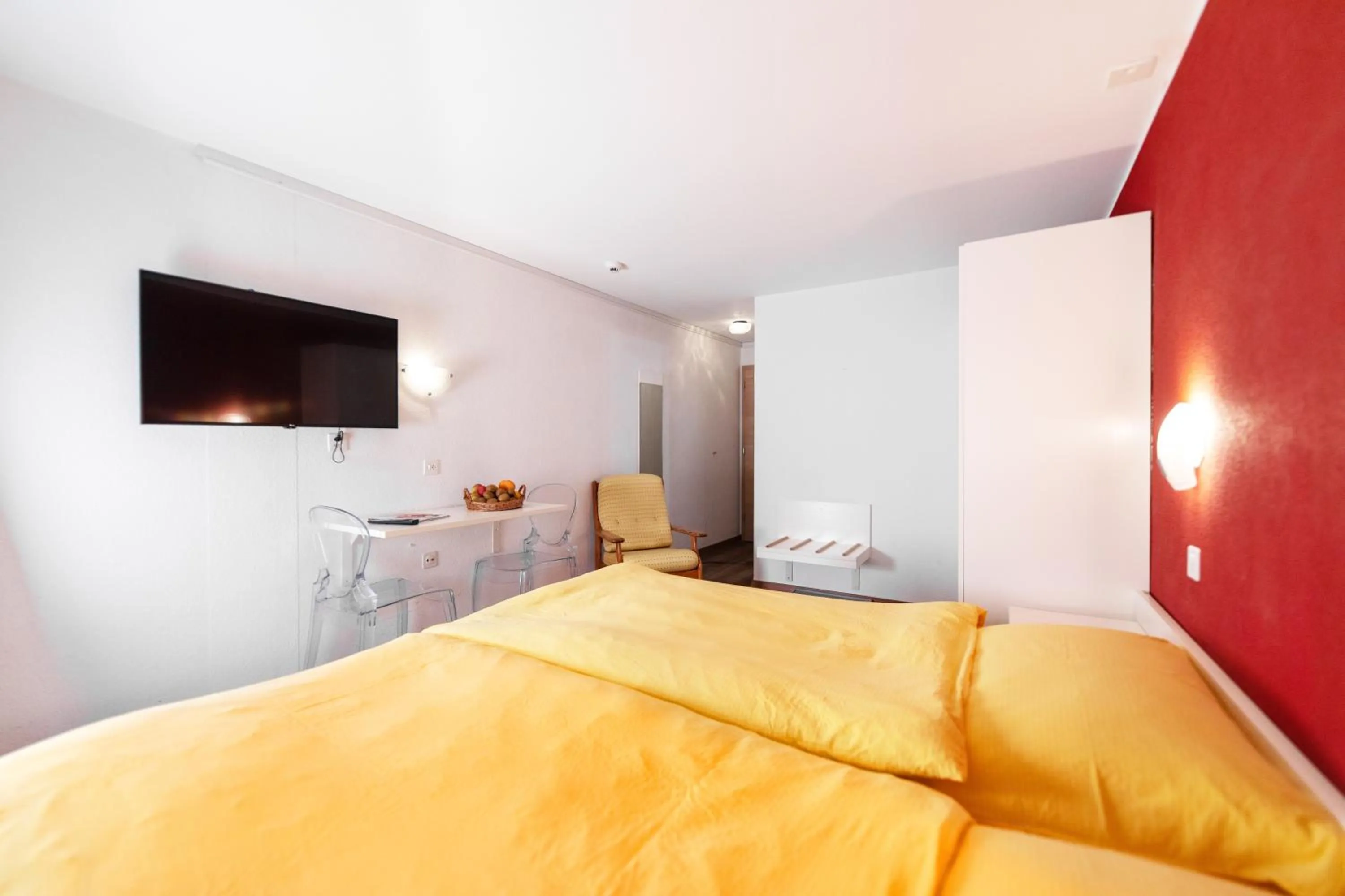 Bed in Hotel Mountime