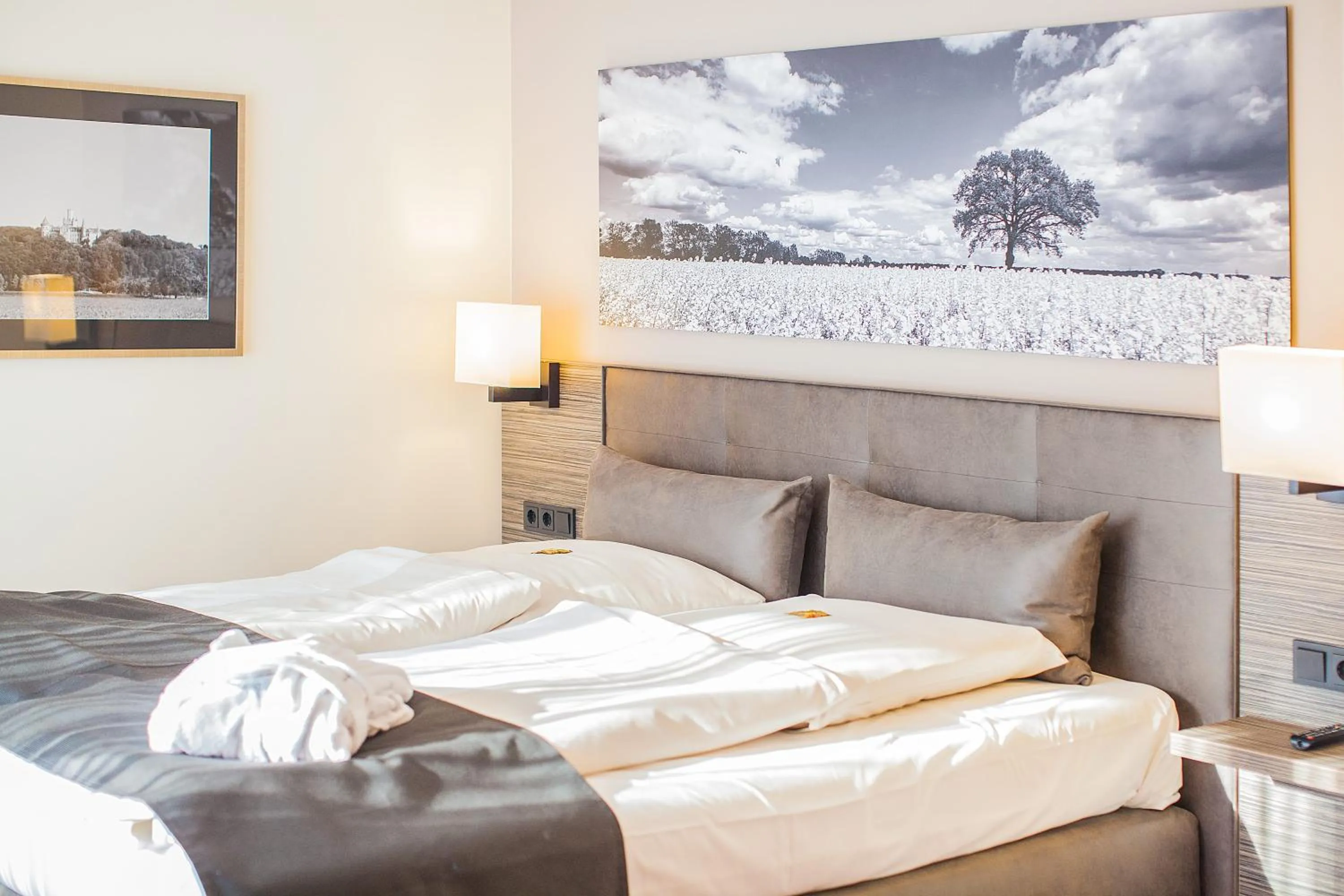 Bed in Parkhotel Ahrbergen