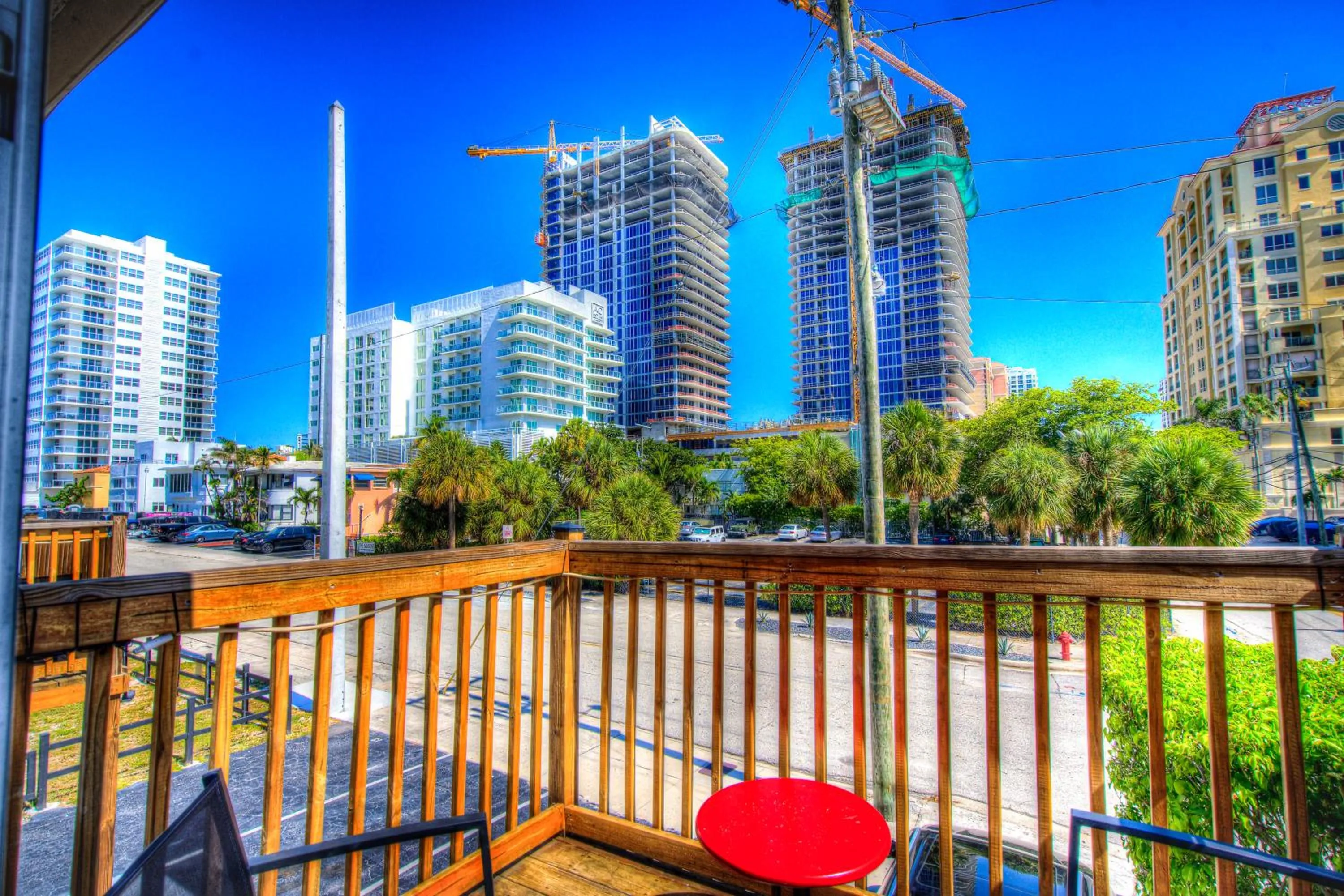 View (from property/room) in Little Paris by the ocean self check in