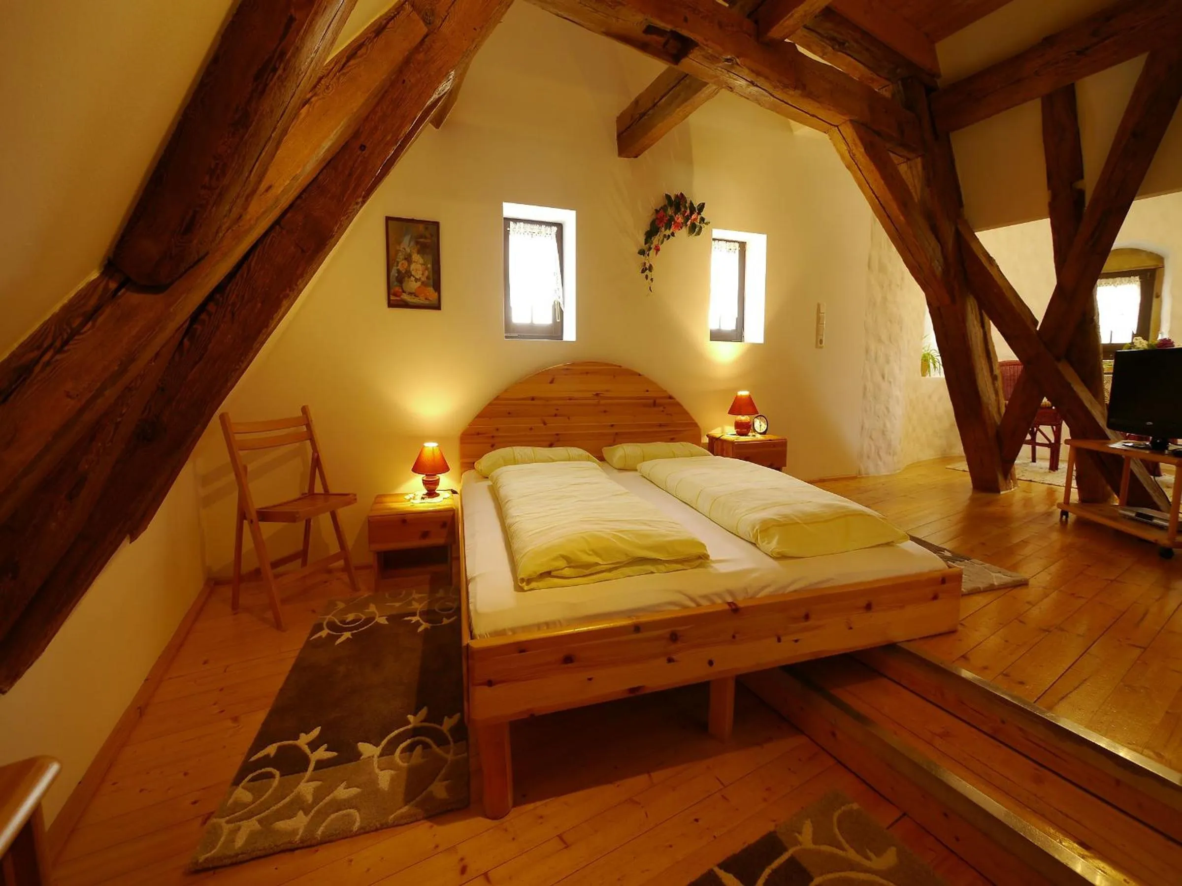 Bedroom, Bed in Worners Schloss Weingut & Wellness-Hotel
