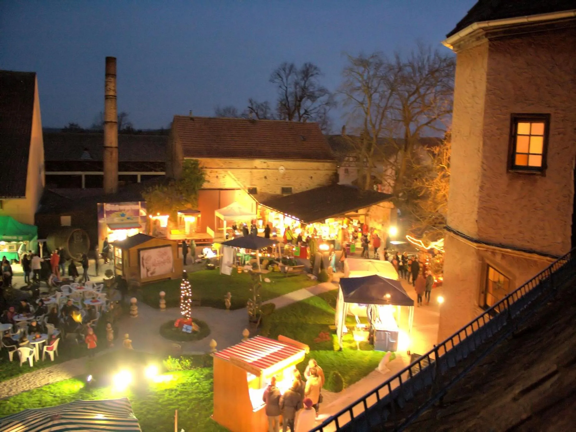 Bird's eye view in Worners Schloss Weingut & Wellness-Hotel