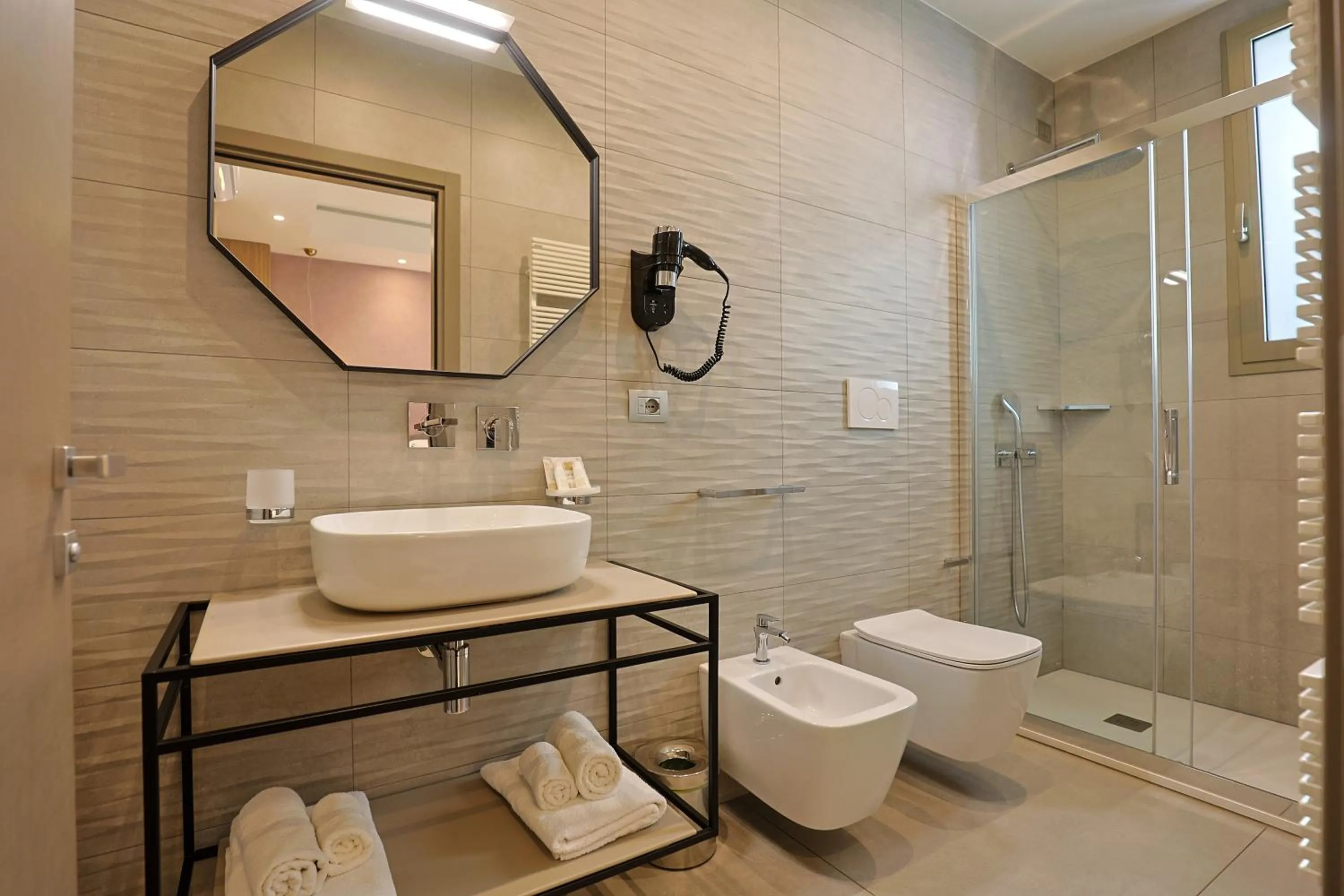 Shower in 10 Catalani Rooms