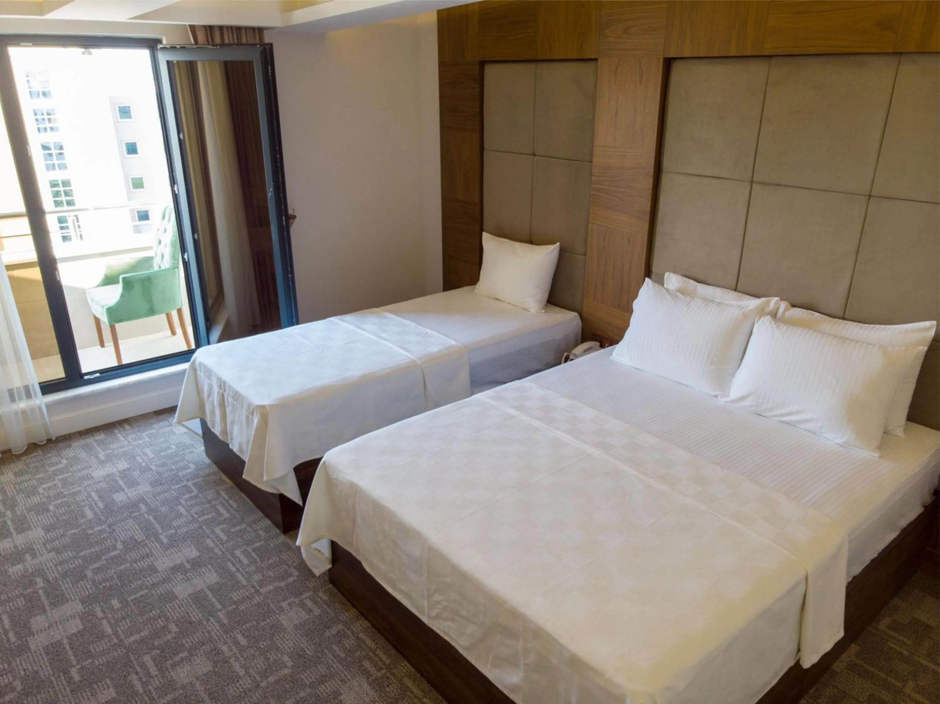 Bed in Bursa Ulupark Hotel