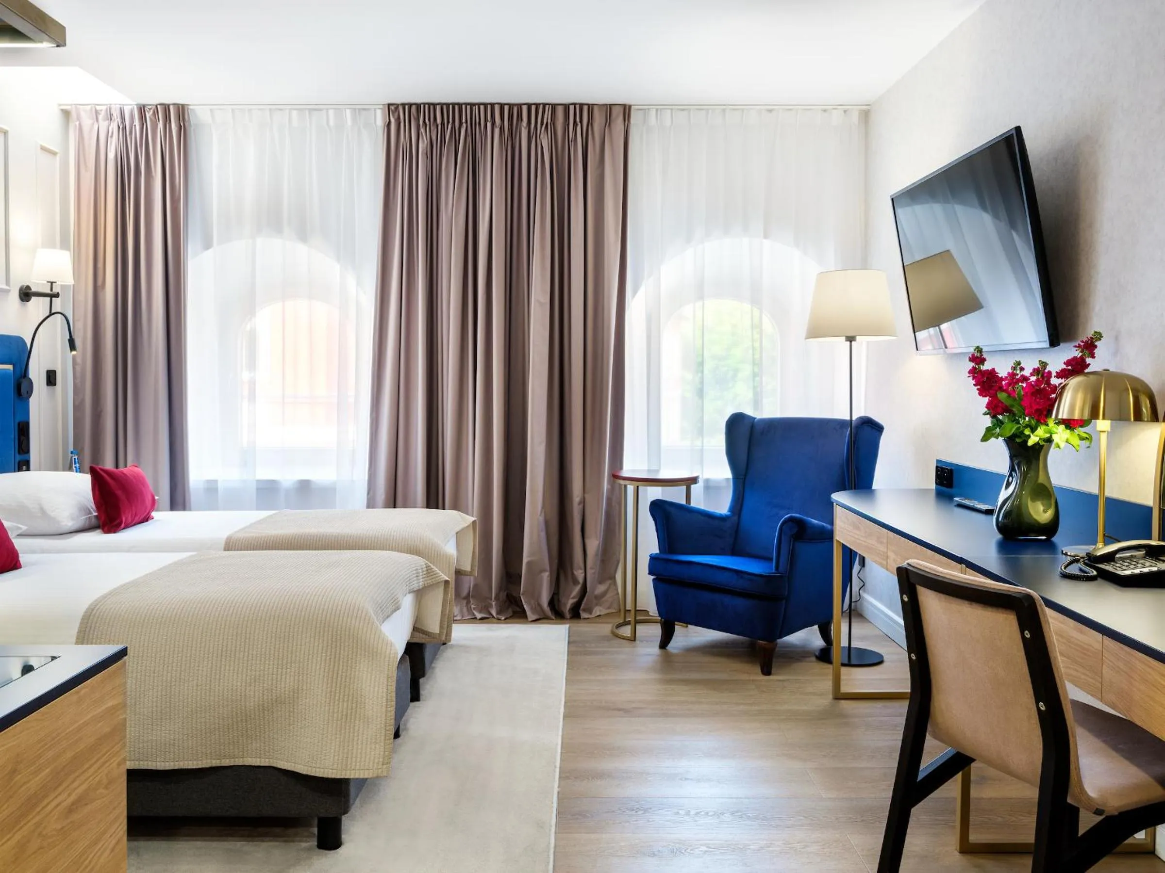 Bed in Hotel Golden Queen