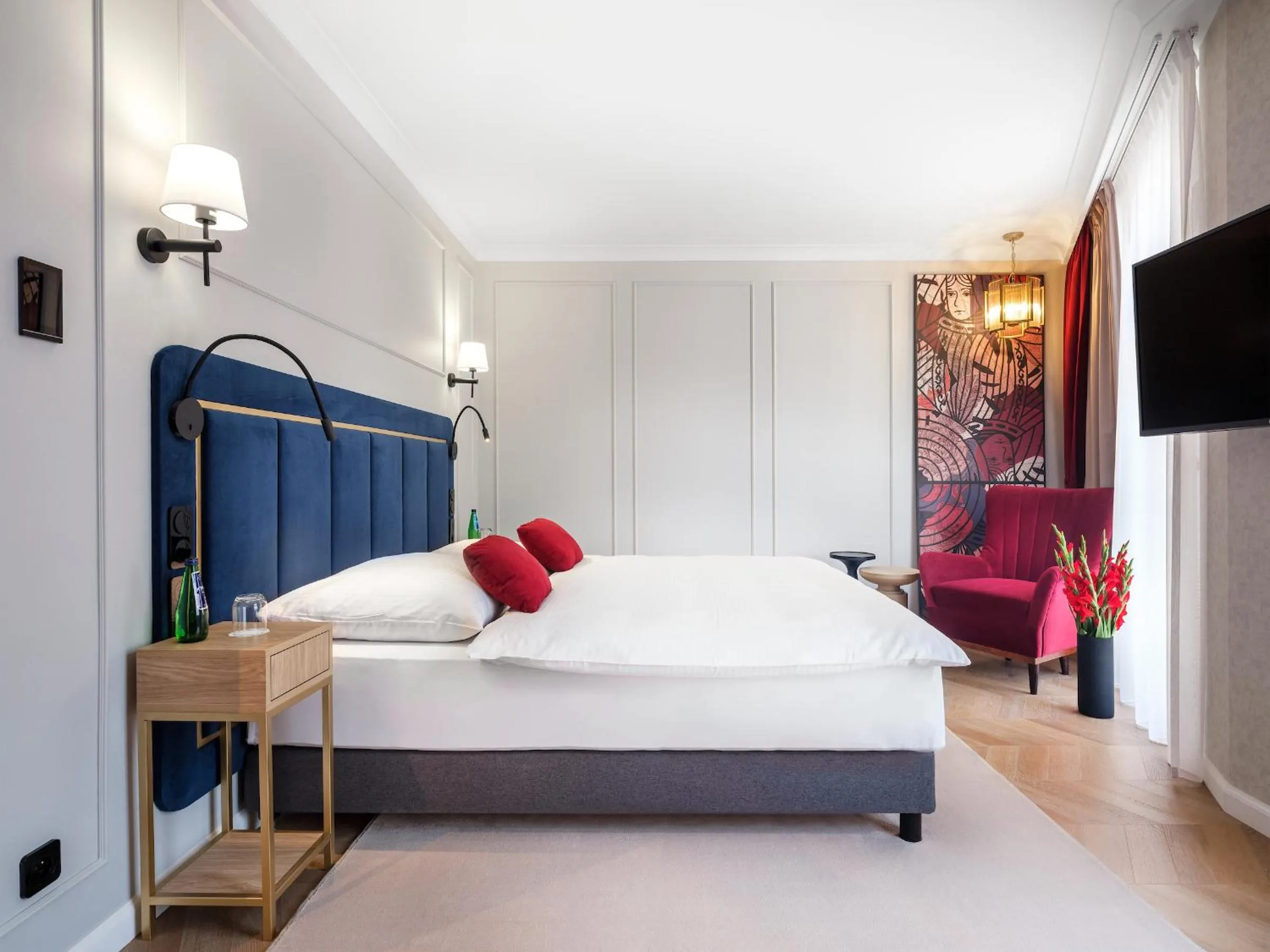 Bed in Hotel Golden Queen