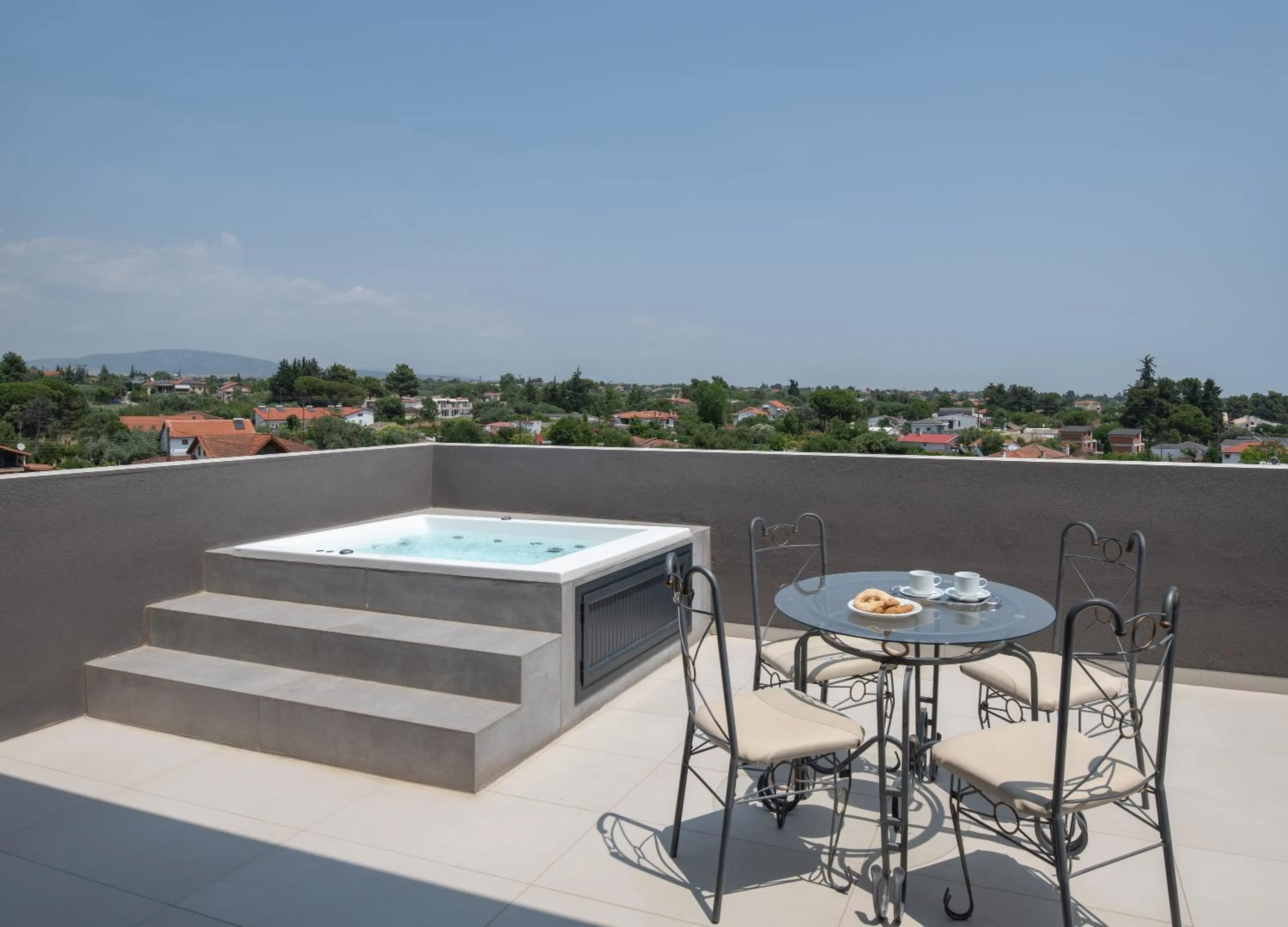Balcony/Terrace in Light Blue Hotel