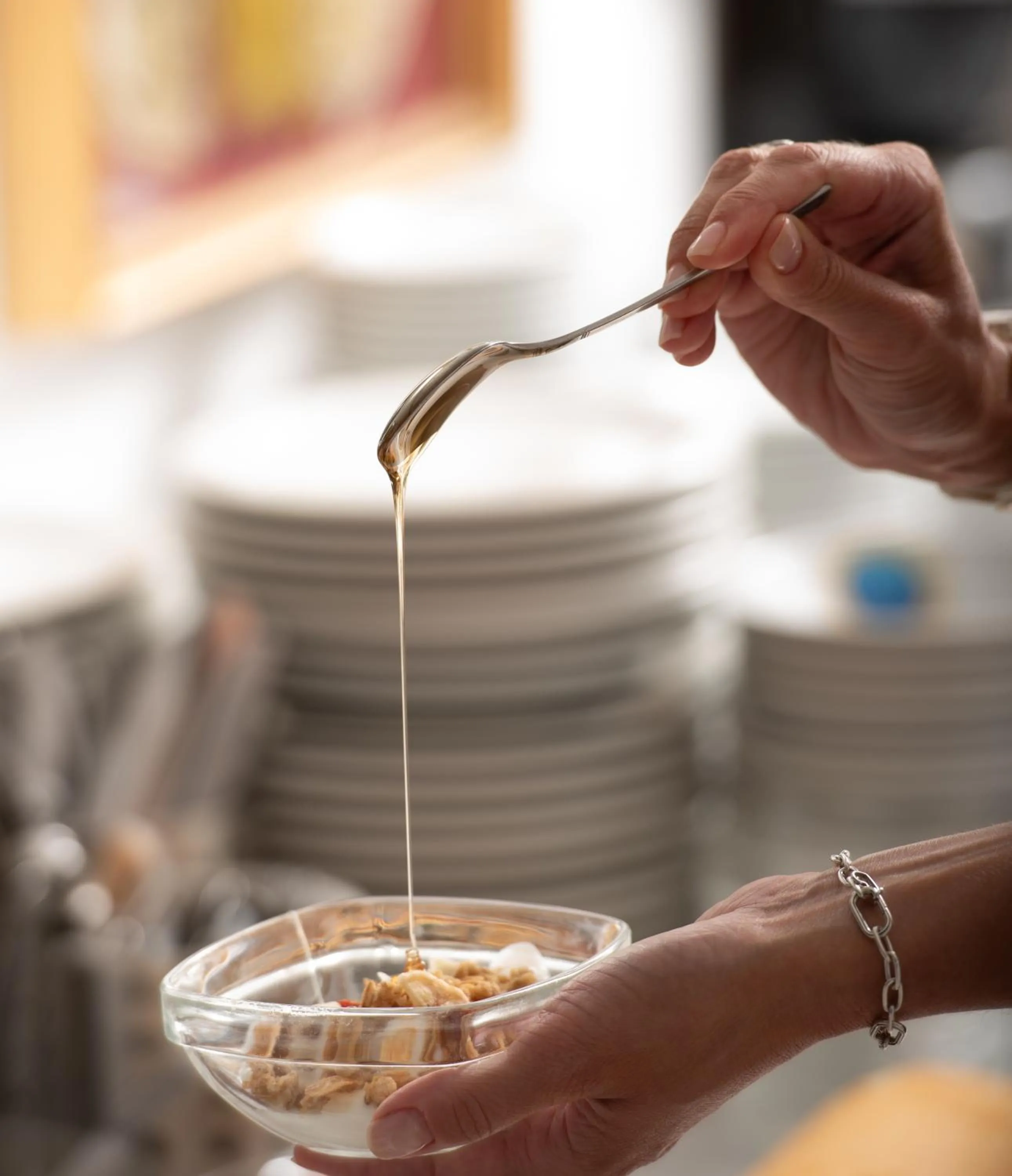 Breakfast in Light Blue Hotel