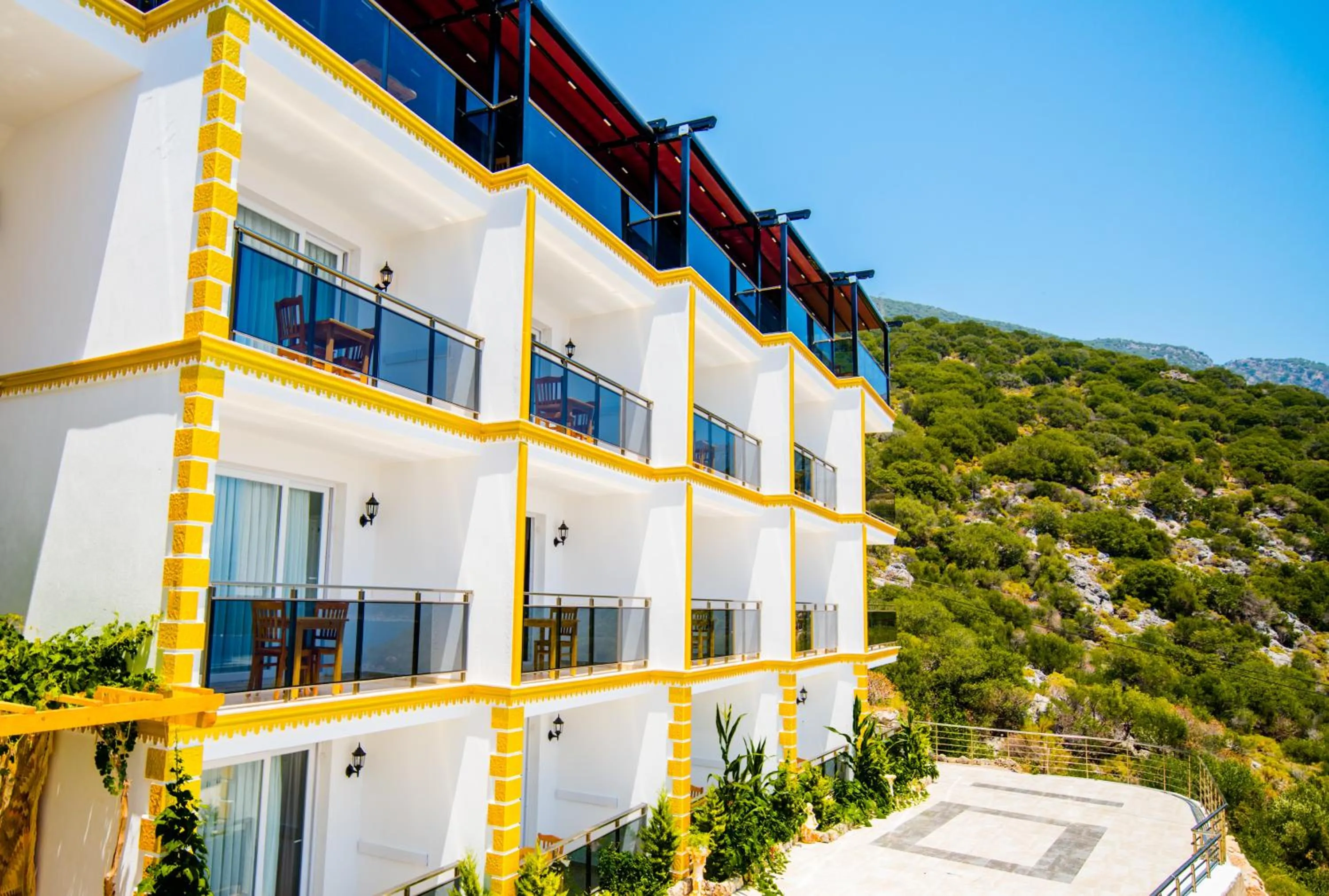 Property building in Kaş Sun Glare Hotel