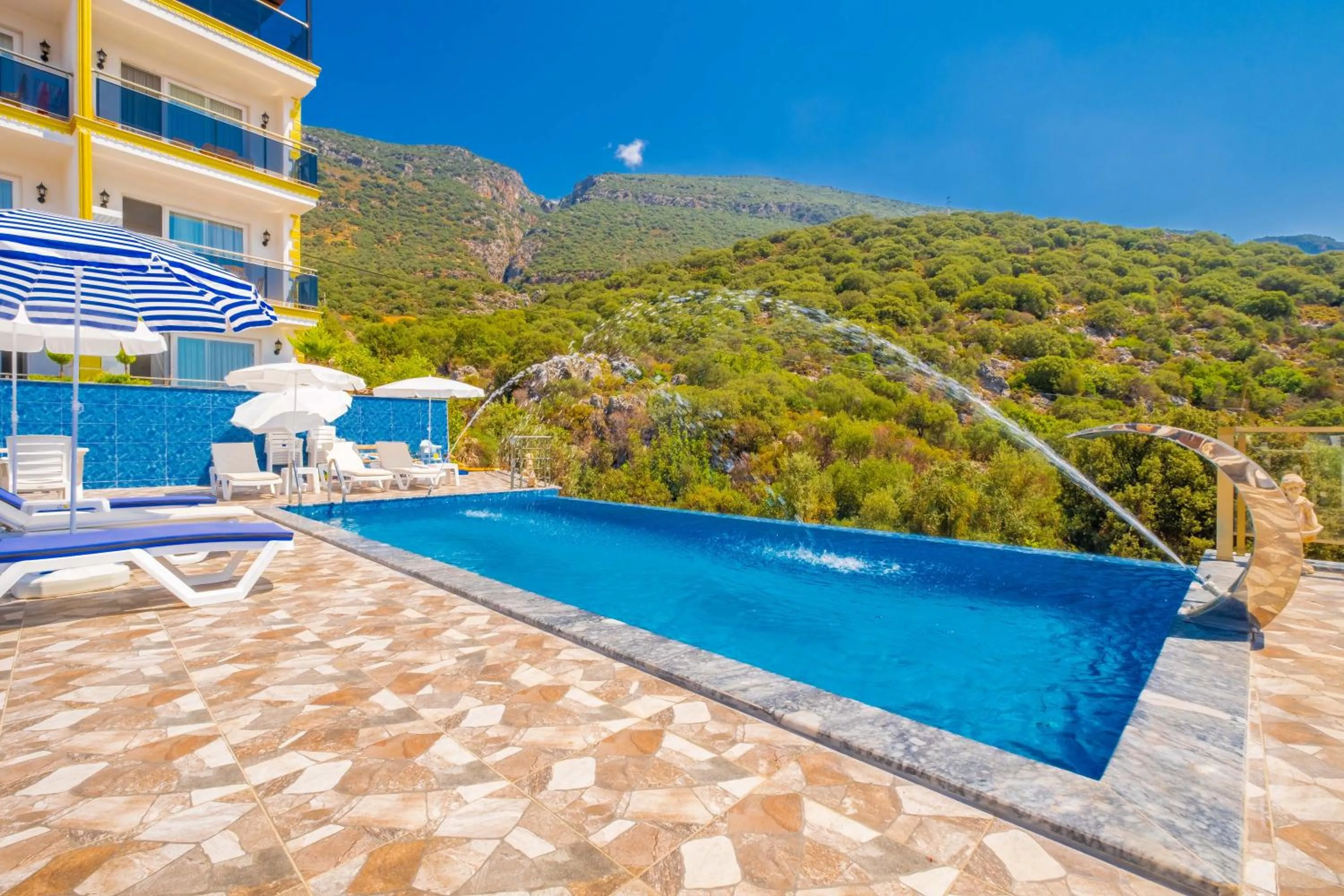 Swimming pool in Kaş Sun Glare Hotel