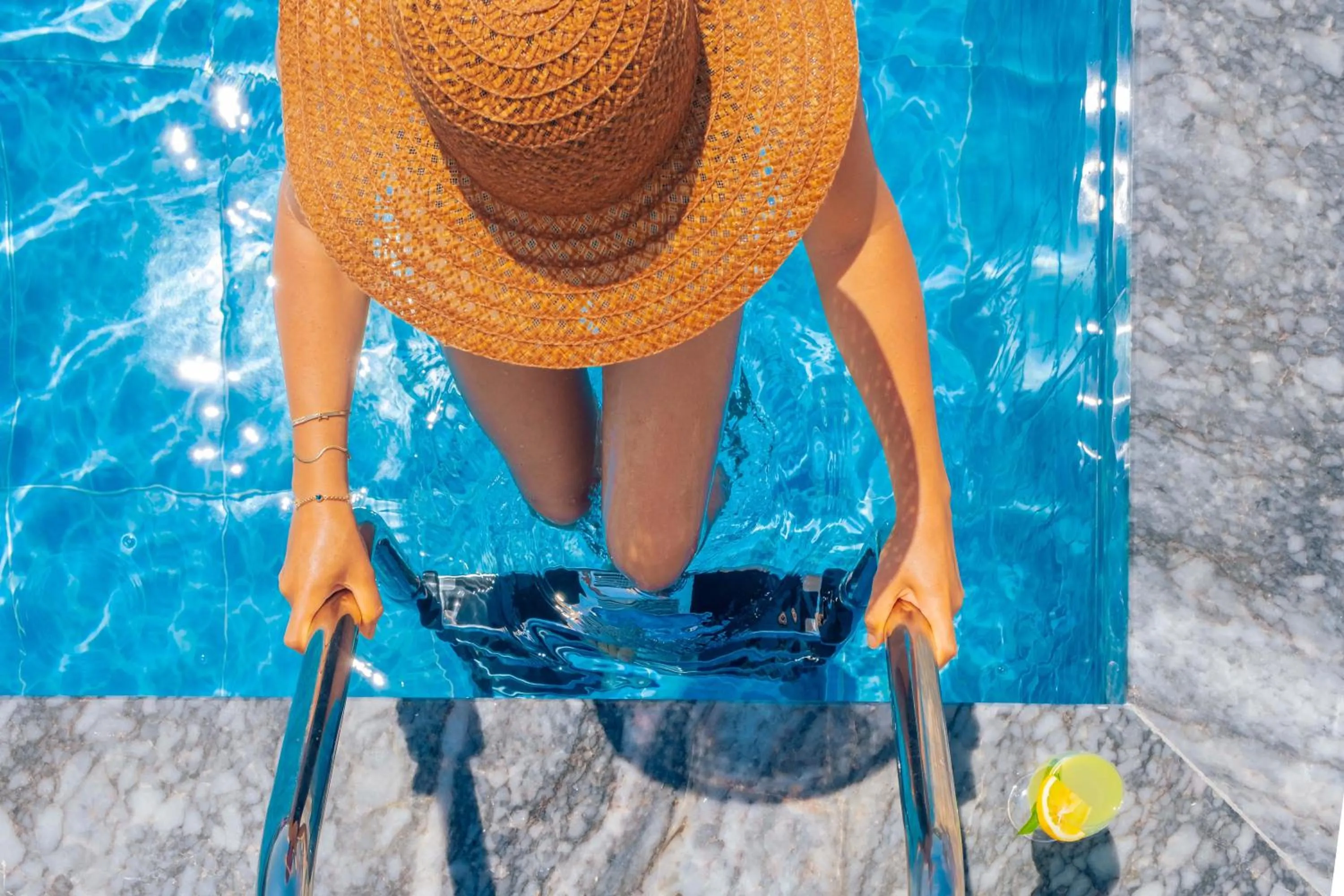 Swimming pool in Kaş Sun Glare Hotel