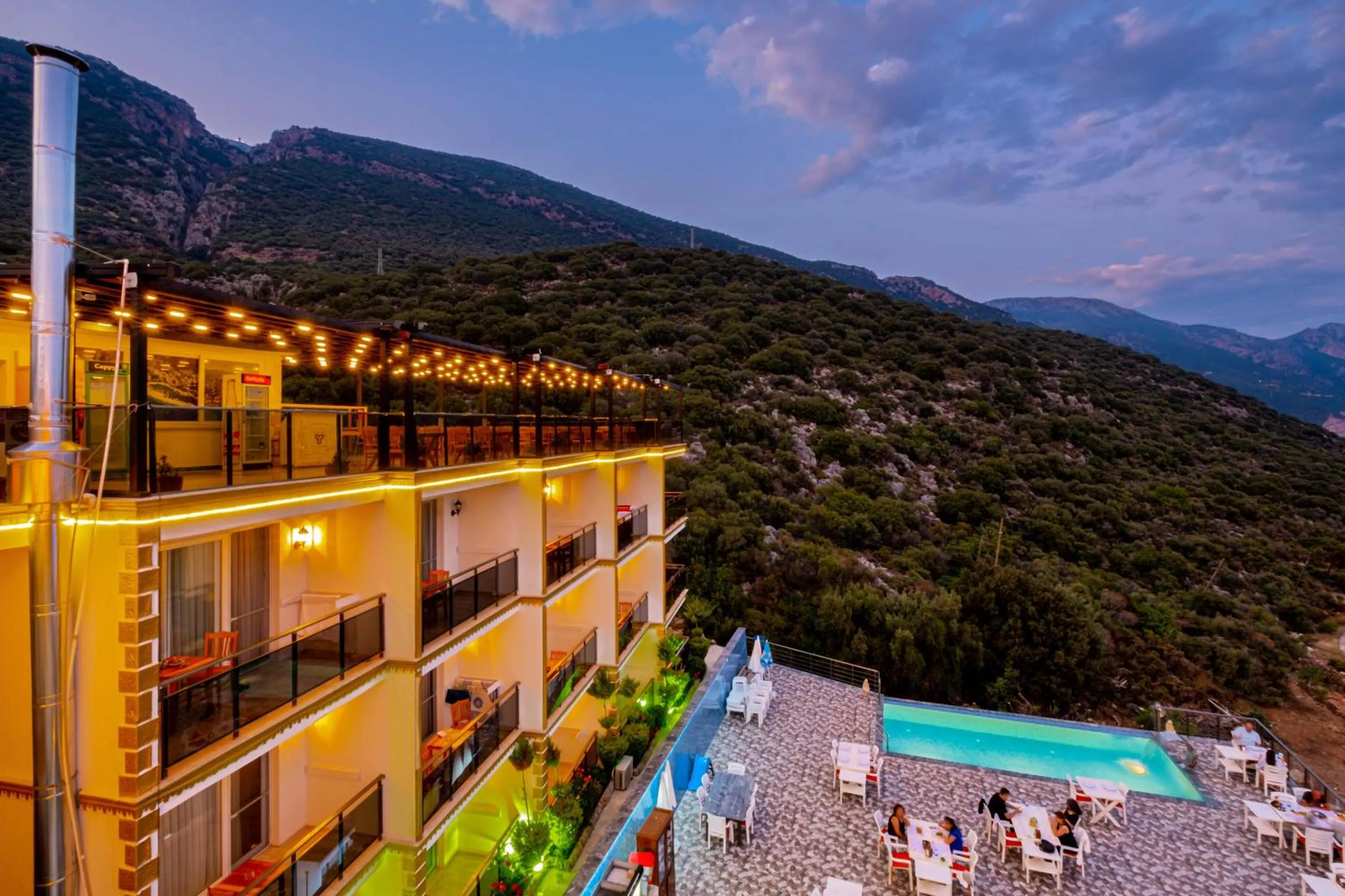 Property building in Kaş Sun Glare Hotel
