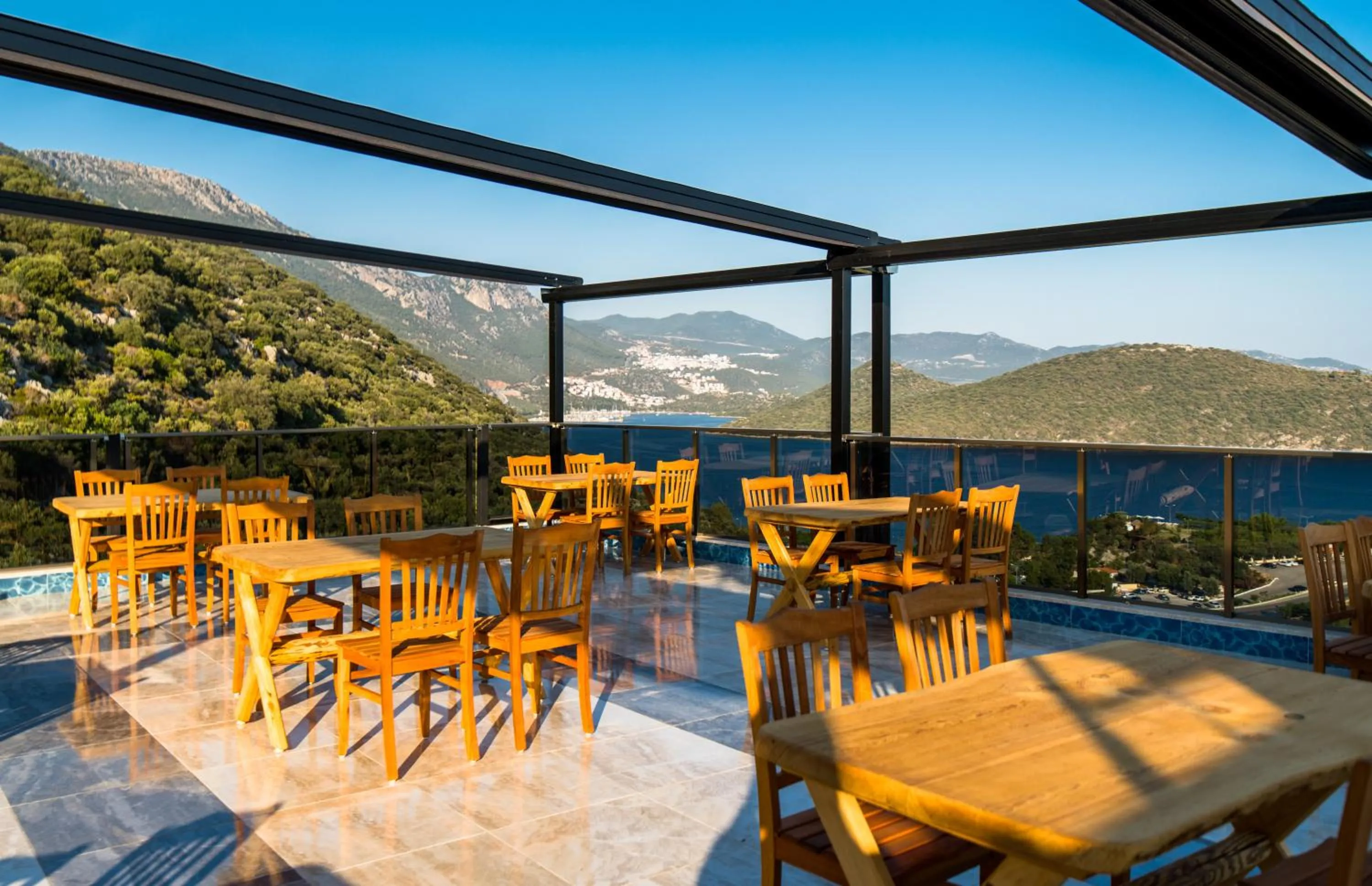 Patio in Kaş Sun Glare Hotel