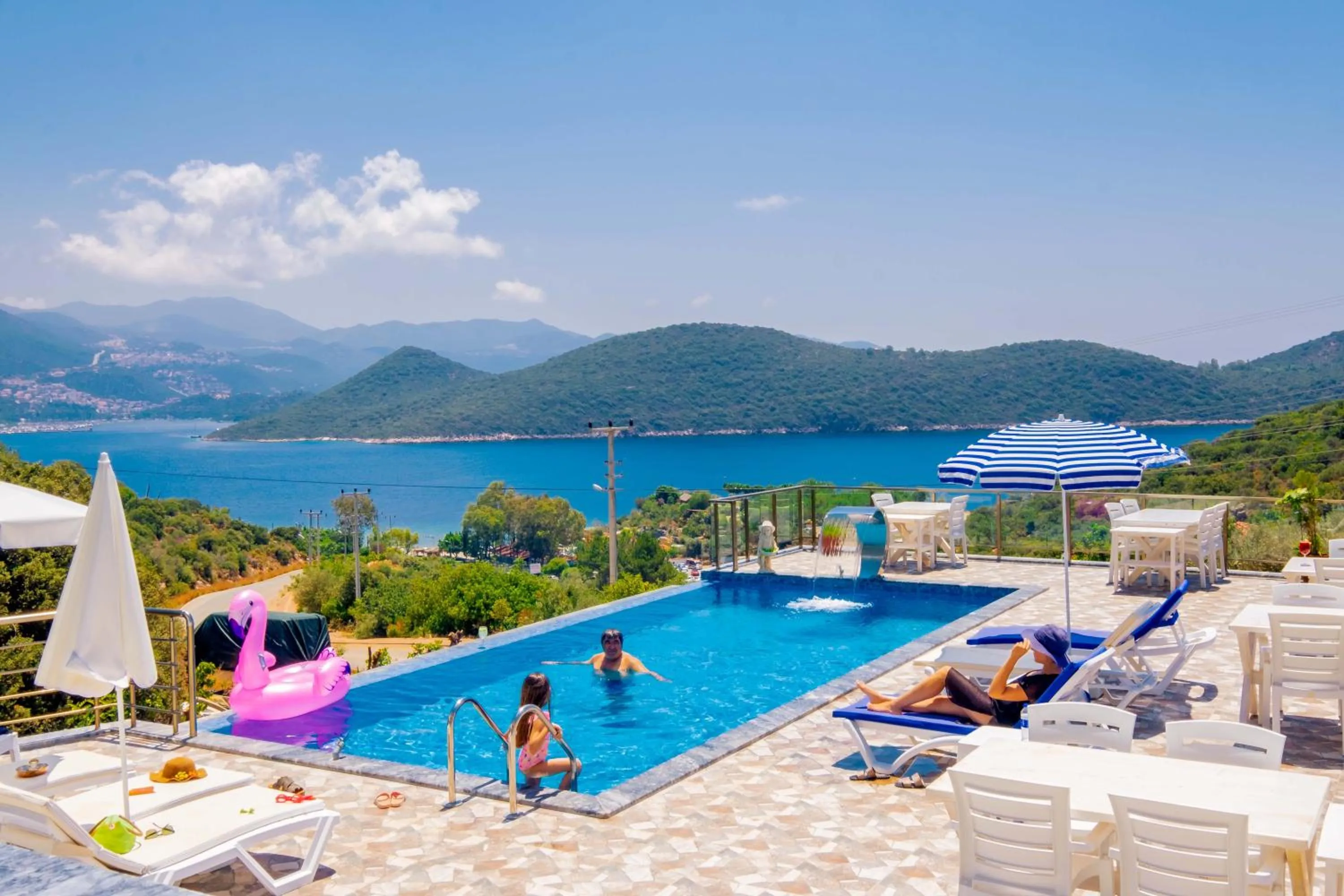 Swimming pool in Kaş Sun Glare Hotel