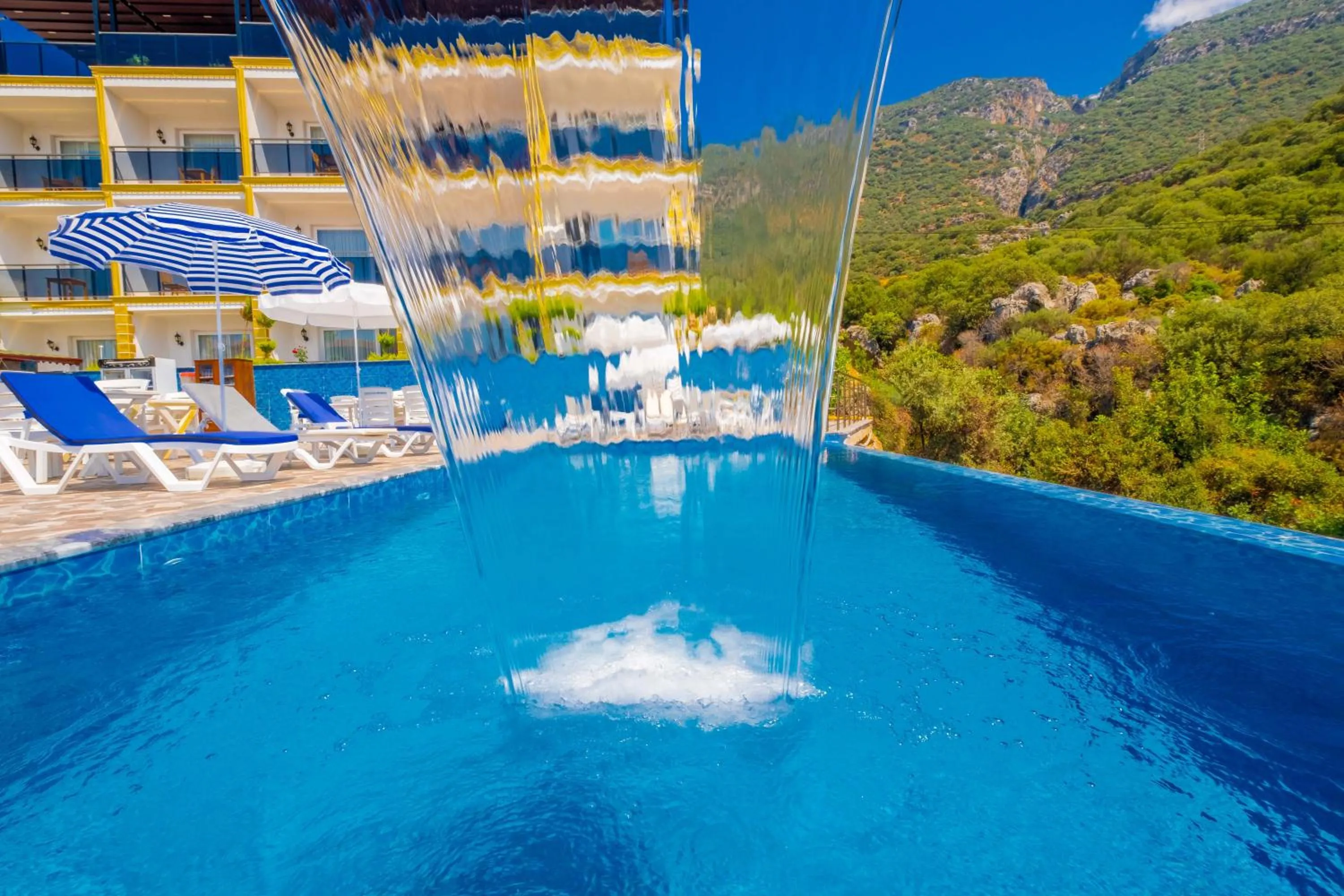 Swimming pool in Kaş Sun Glare Hotel