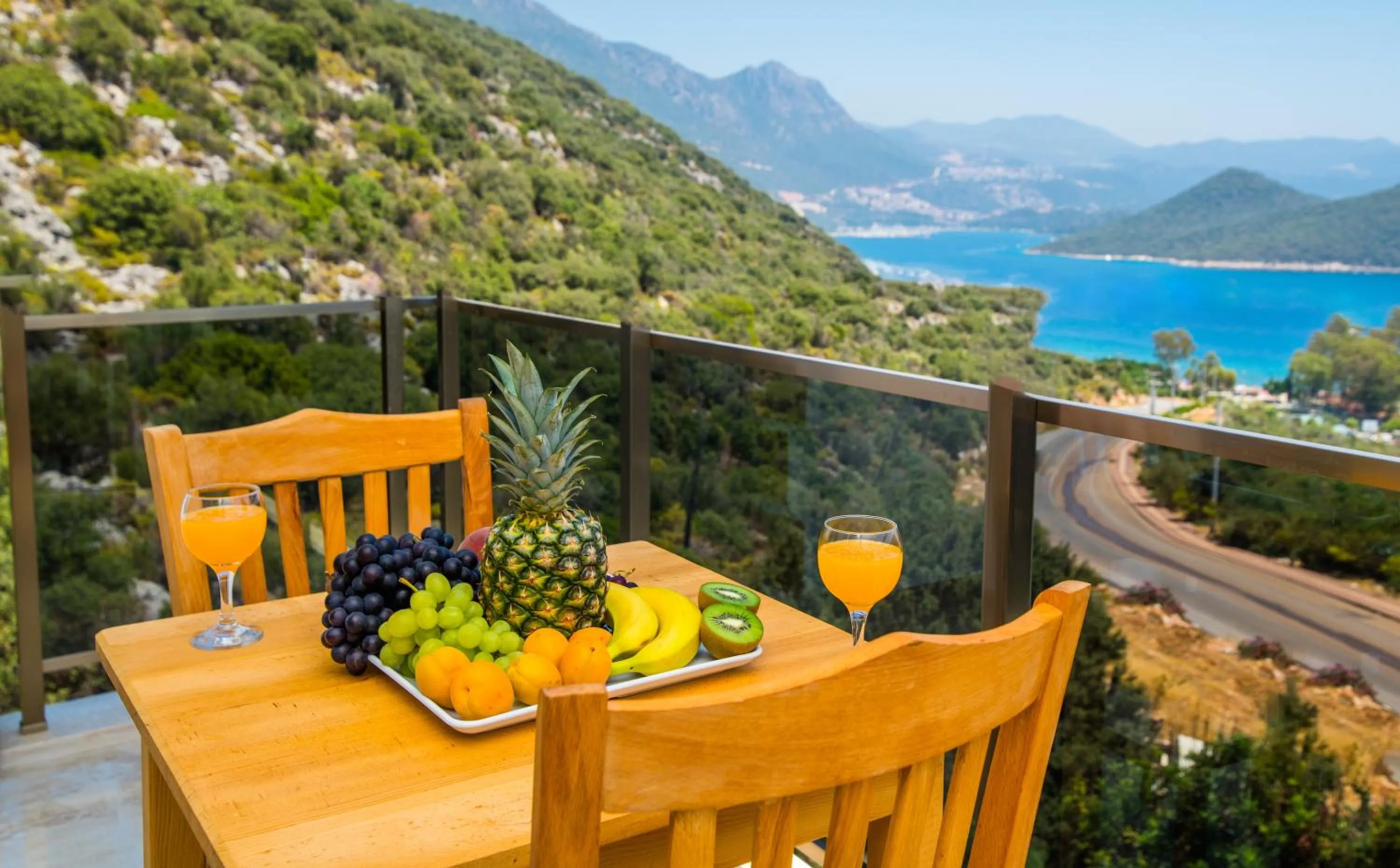 Balcony/Terrace in Kaş Sun Glare Hotel
