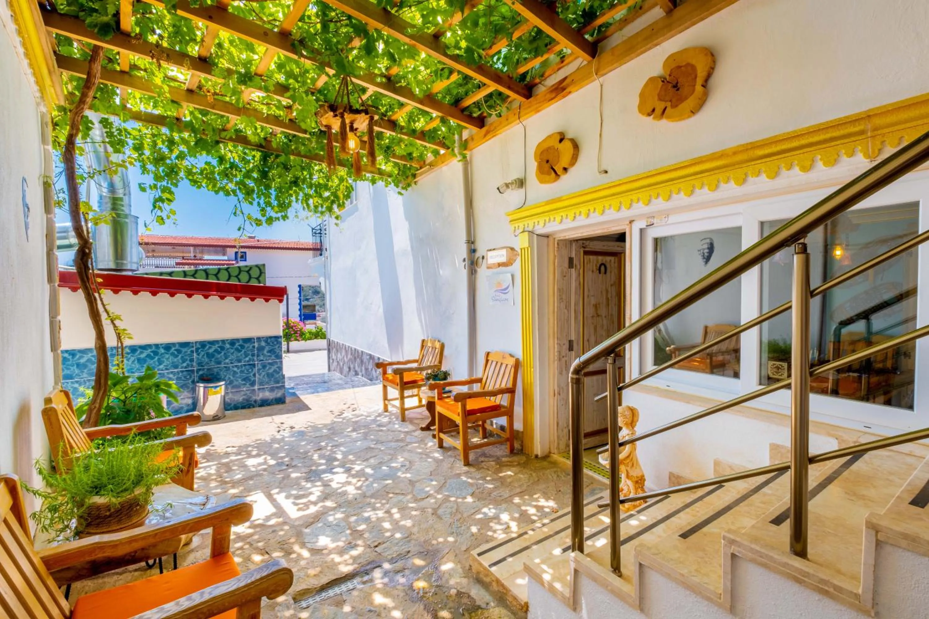 Lobby or reception in Kaş Sun Glare Hotel