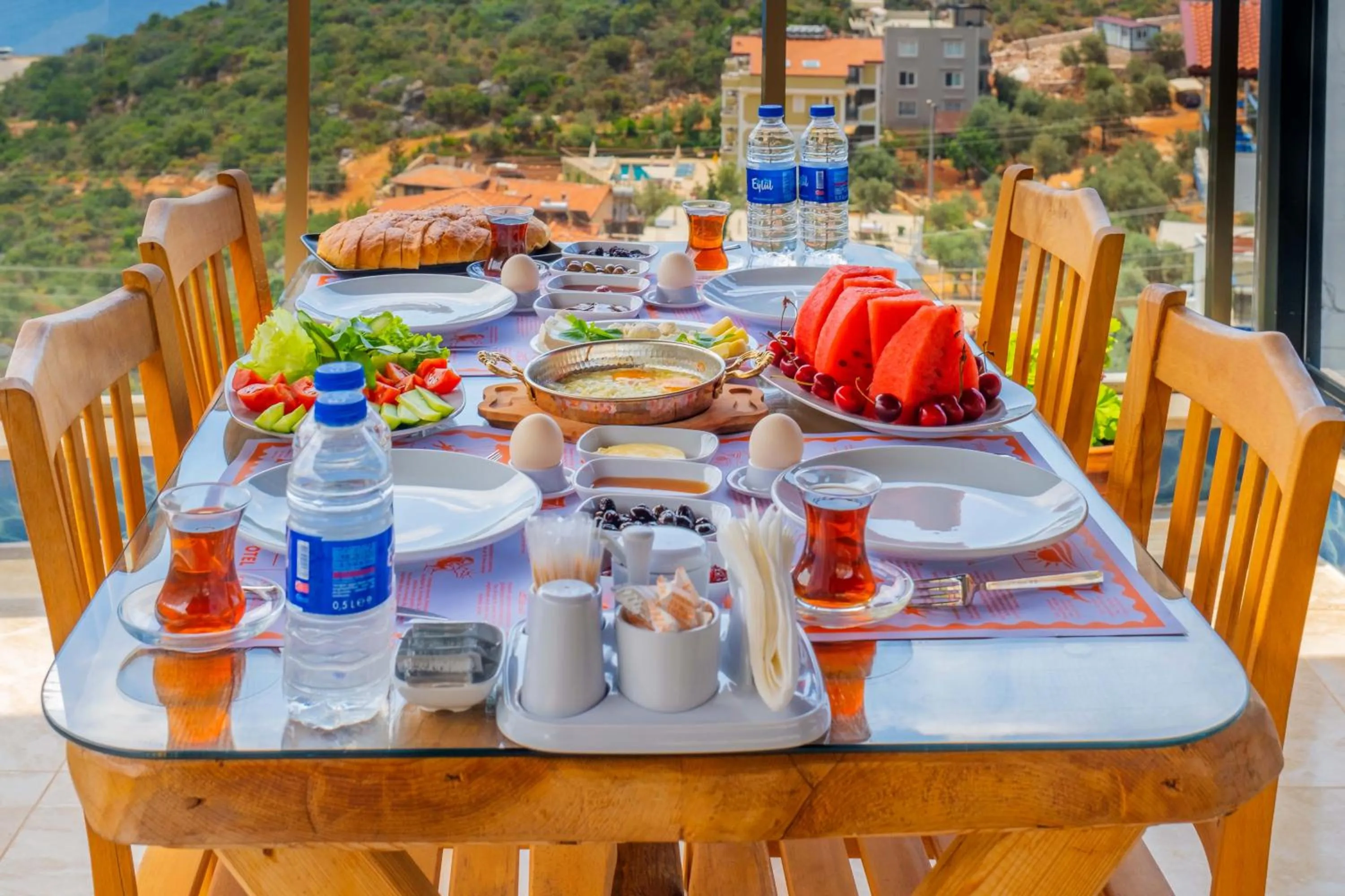 Breakfast in Kaş Sun Glare Hotel