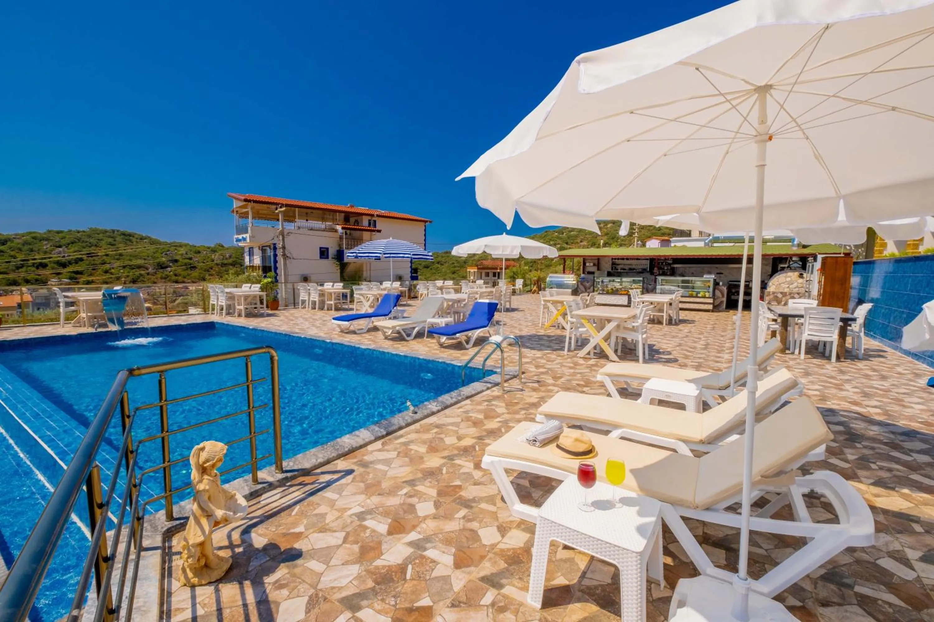 Swimming pool in Kaş Sun Glare Hotel