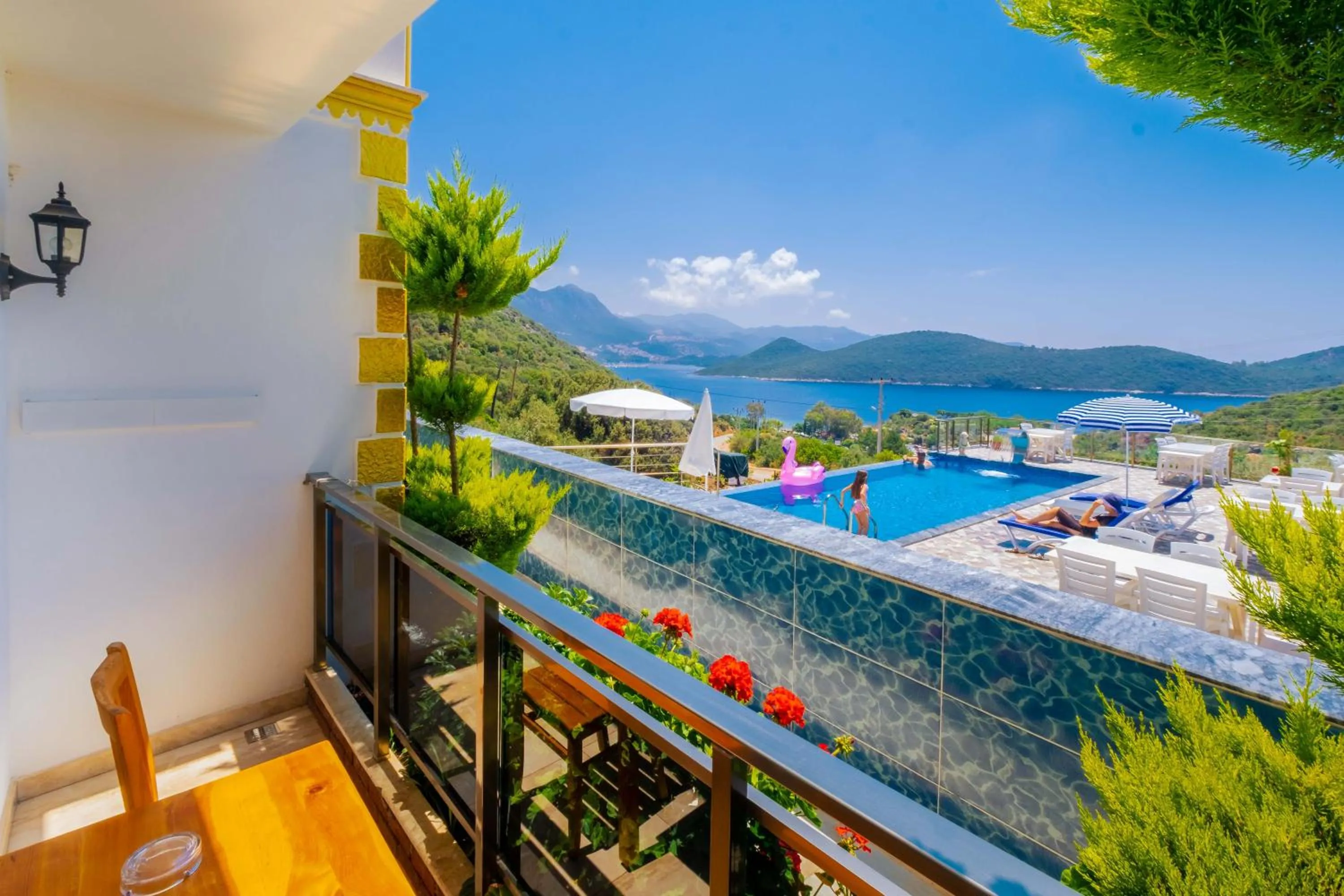 Balcony/Terrace in Kaş Sun Glare Hotel