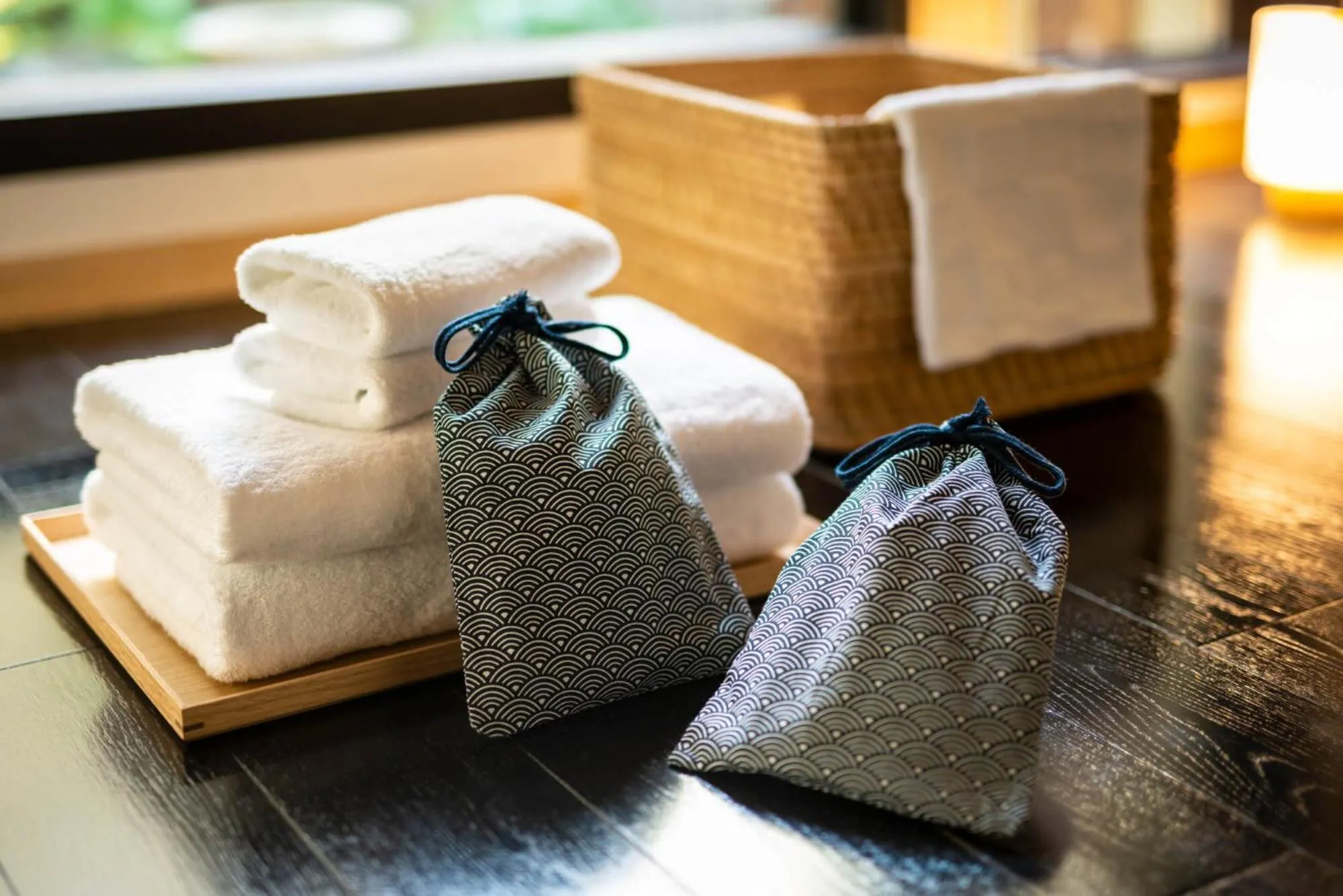 towels in Kagabi Machiya House