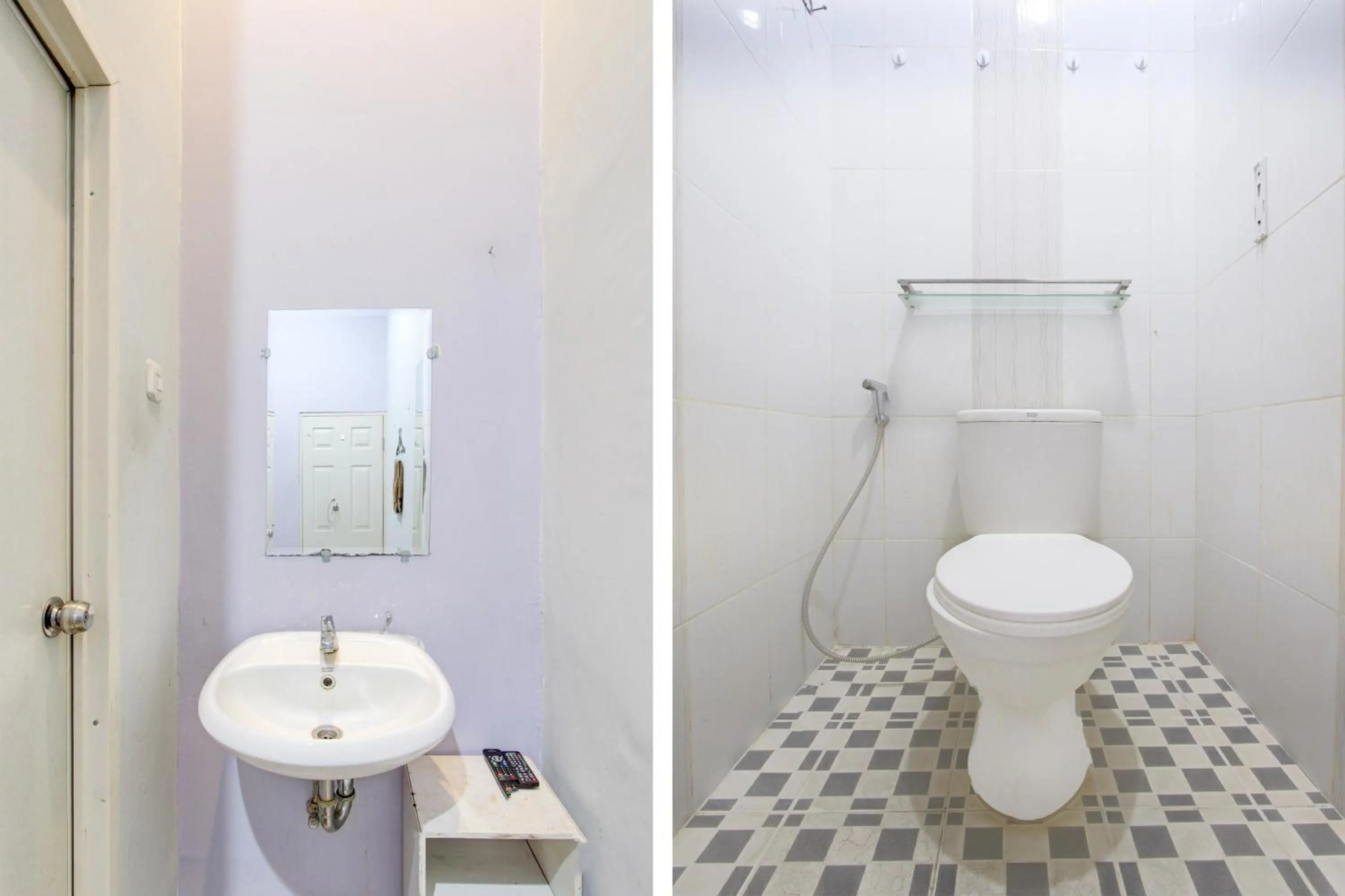 Bathroom in Hotel O Prawirotaman Near Keraton Yogyakarta Formerly Paris Guesthouse