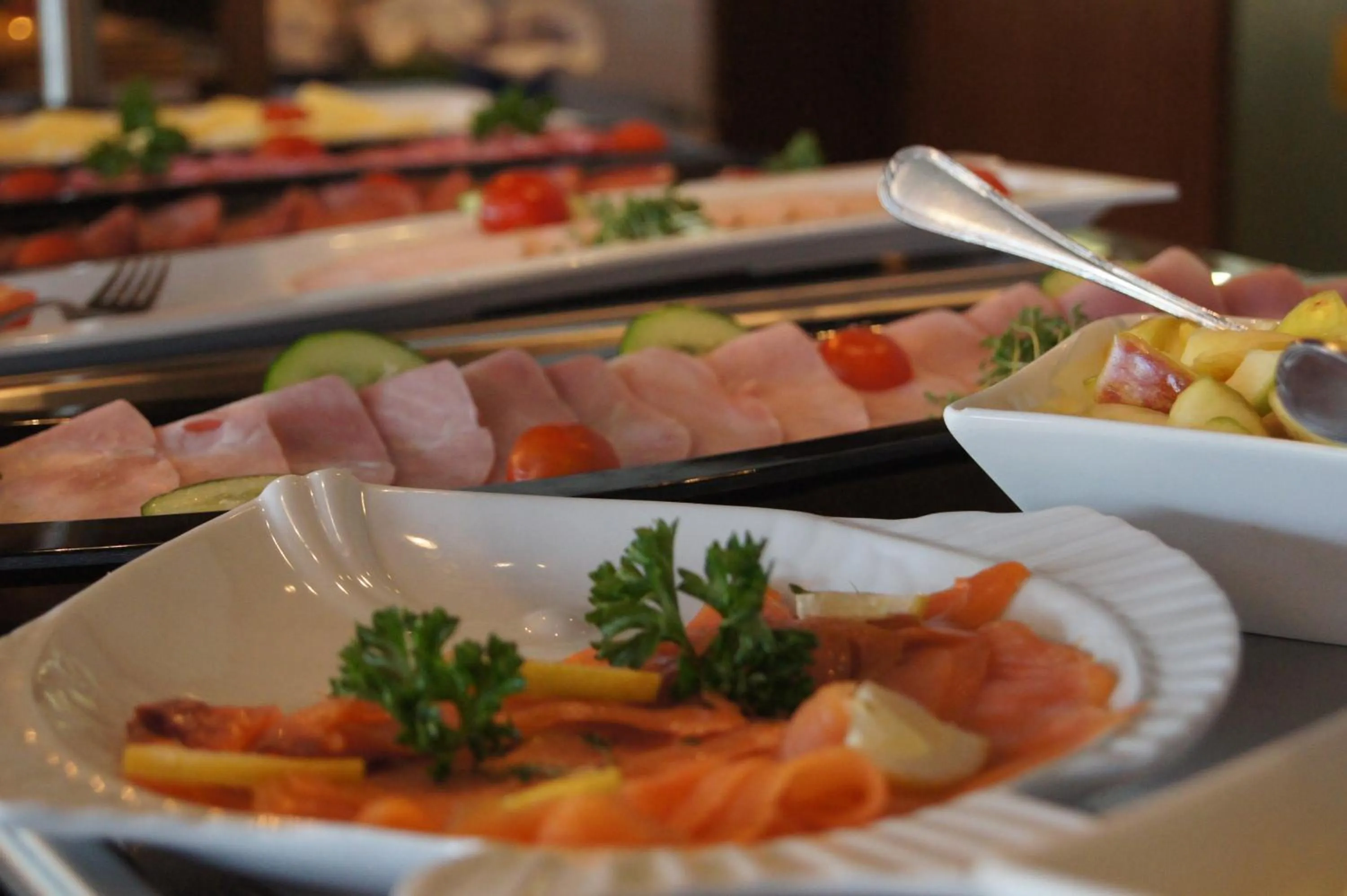 Buffet breakfast in Brenner Hotel