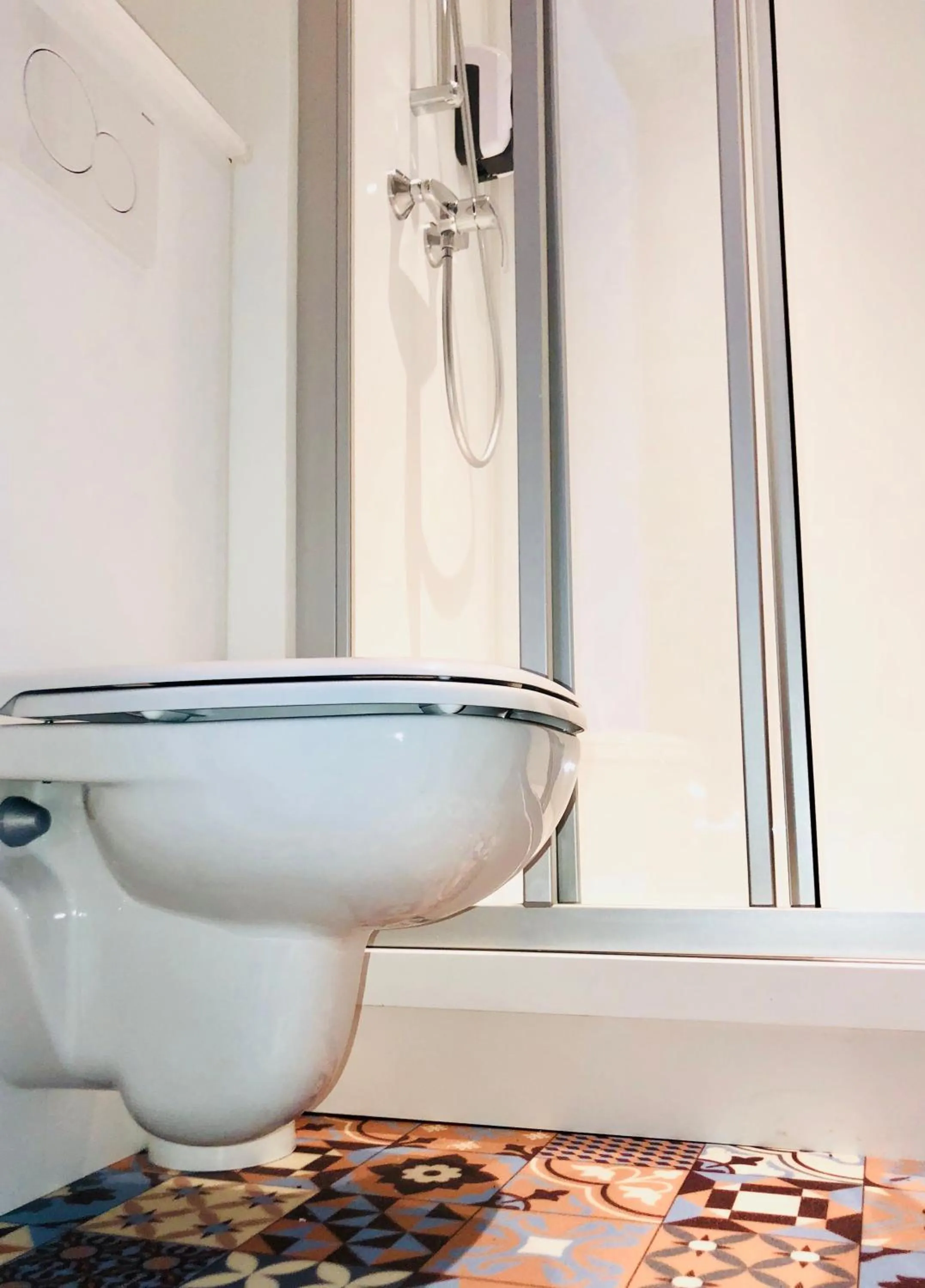 Bathroom in hotelF1 Genève Aéroport Ferney