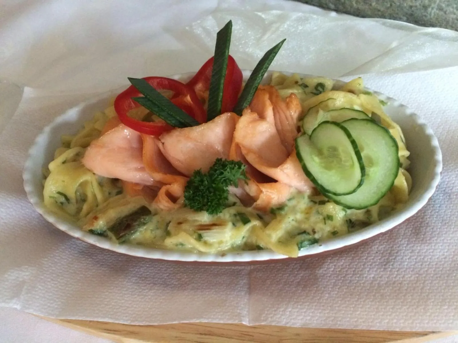 Food close-up in Hotel Schöne Aussicht