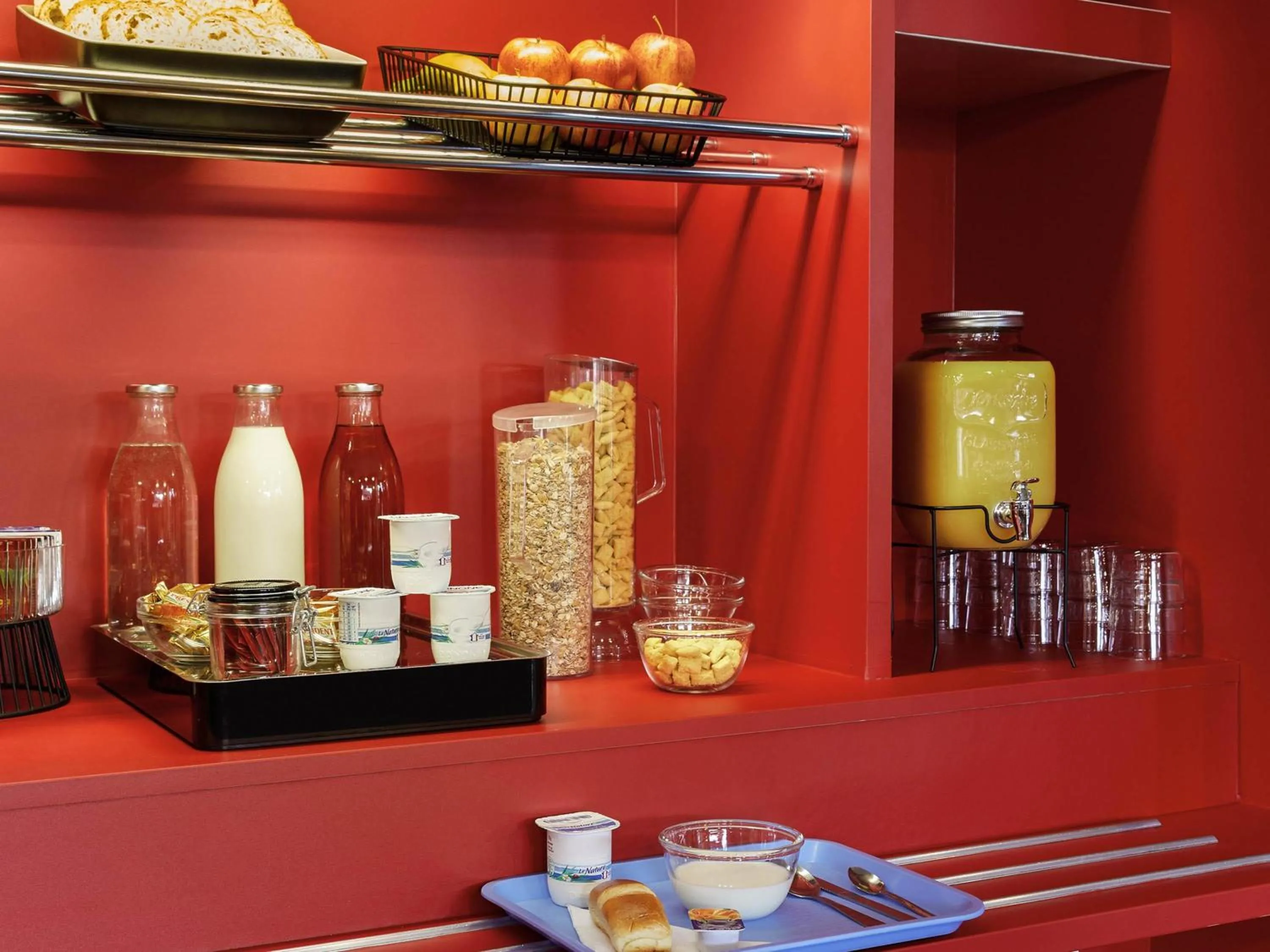 Breakfast in hotelF1 Nantes Est La Beaujoire