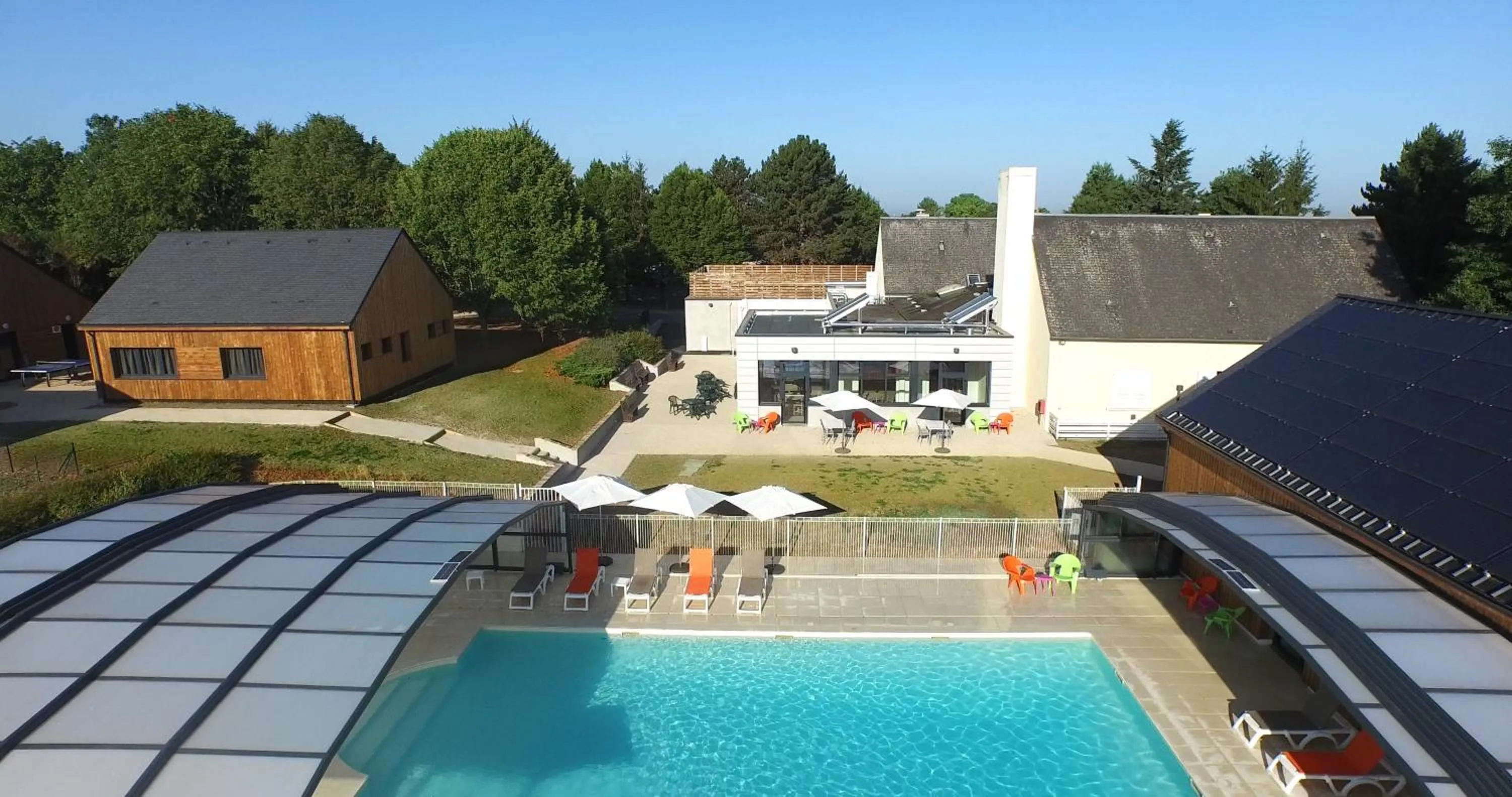 Swimming pool in VVF Amboise Les Châteaux de la Loire