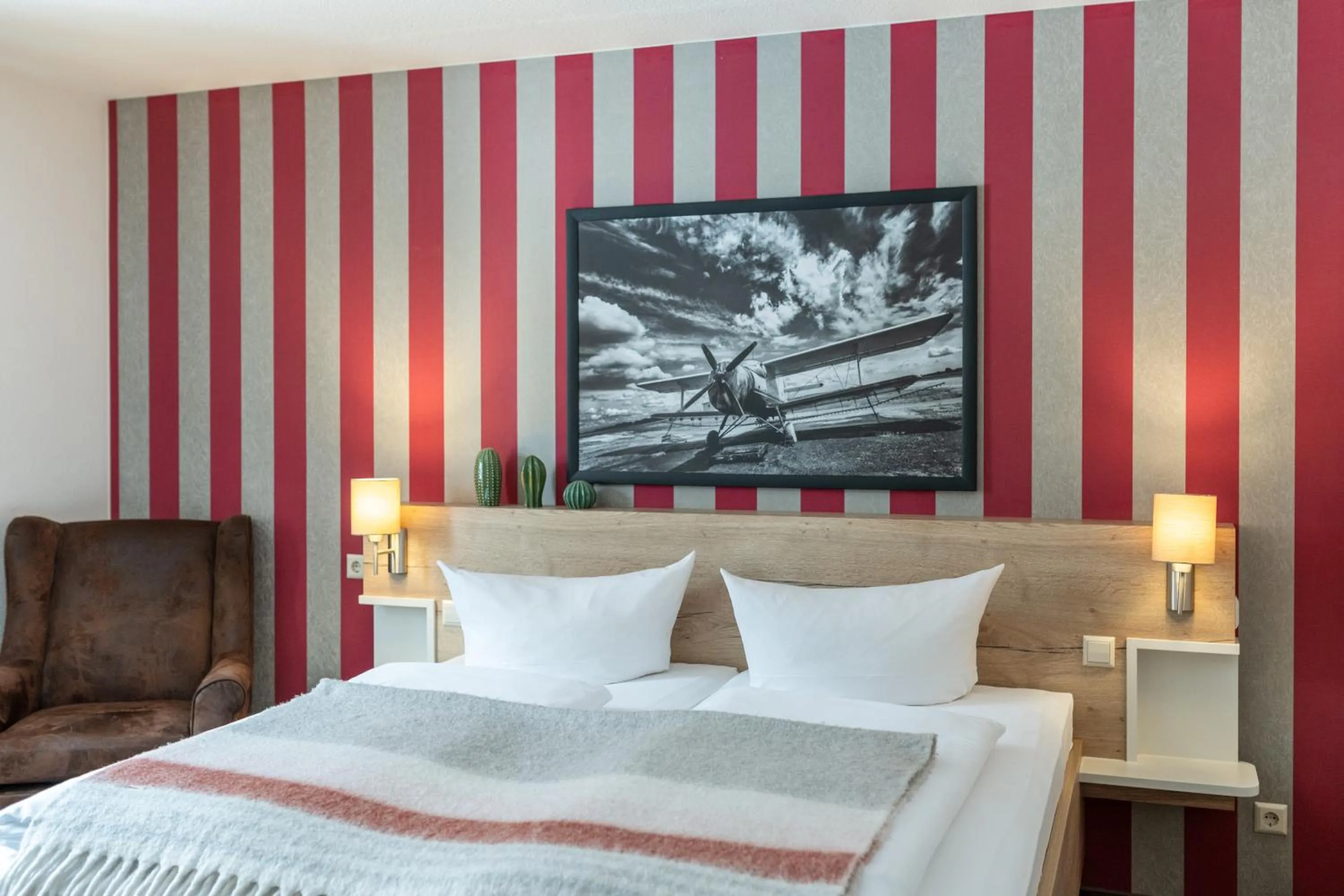 Photo of the whole room, Bed in Hotel in der Mühle