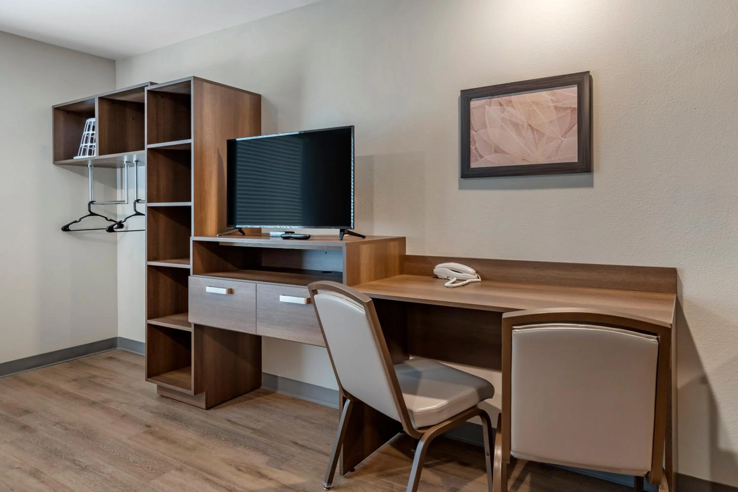 TV and multimedia in WoodSpring Suites Austin Georgetown