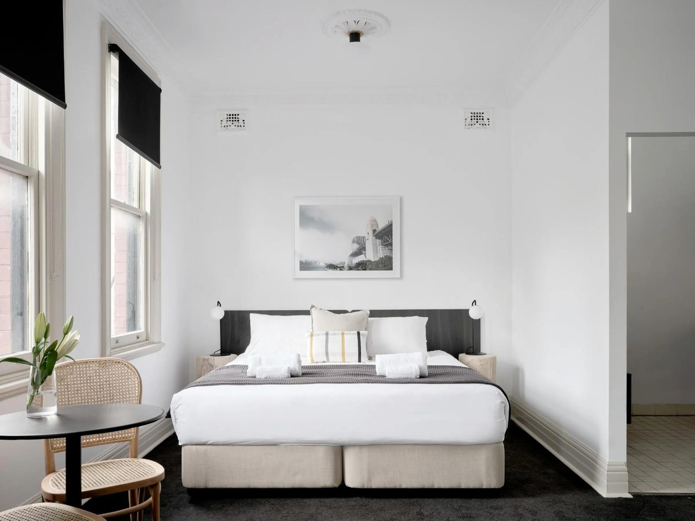 Bed in Dunkirk Hotel Pyrmont