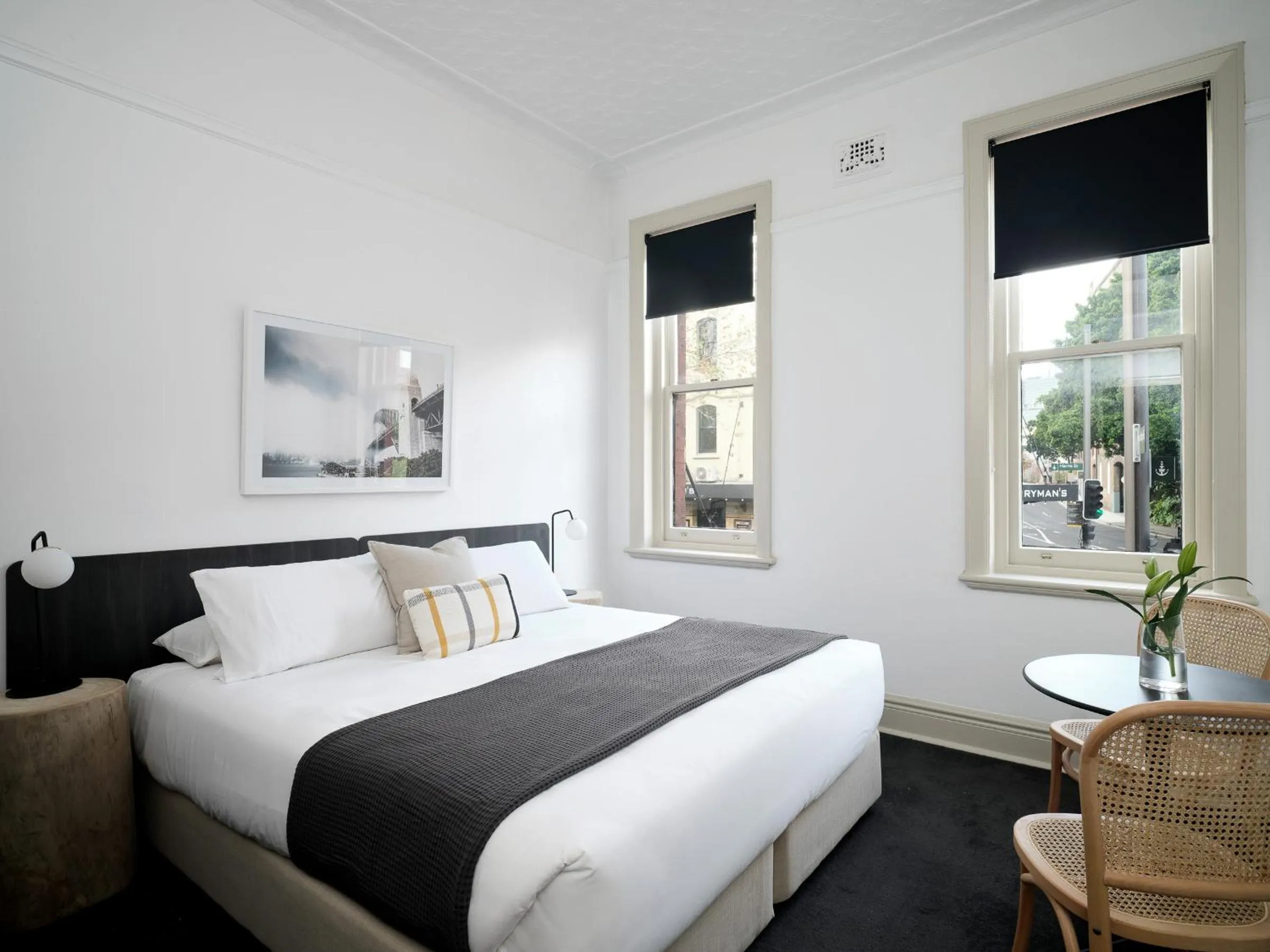 City view, Bed in Dunkirk Hotel Pyrmont