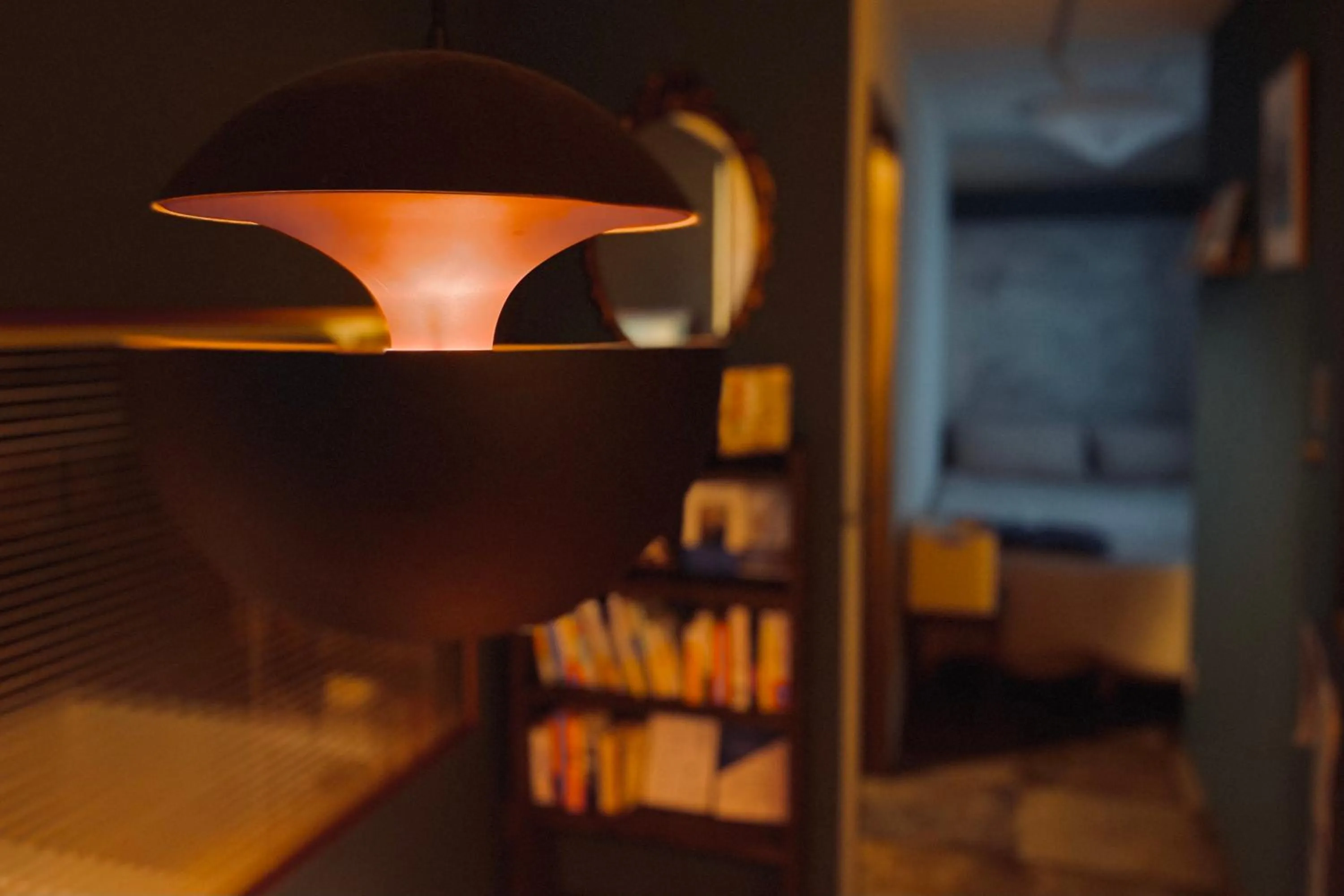 Living room in TOE LIBRARY Tokyo Asakusa