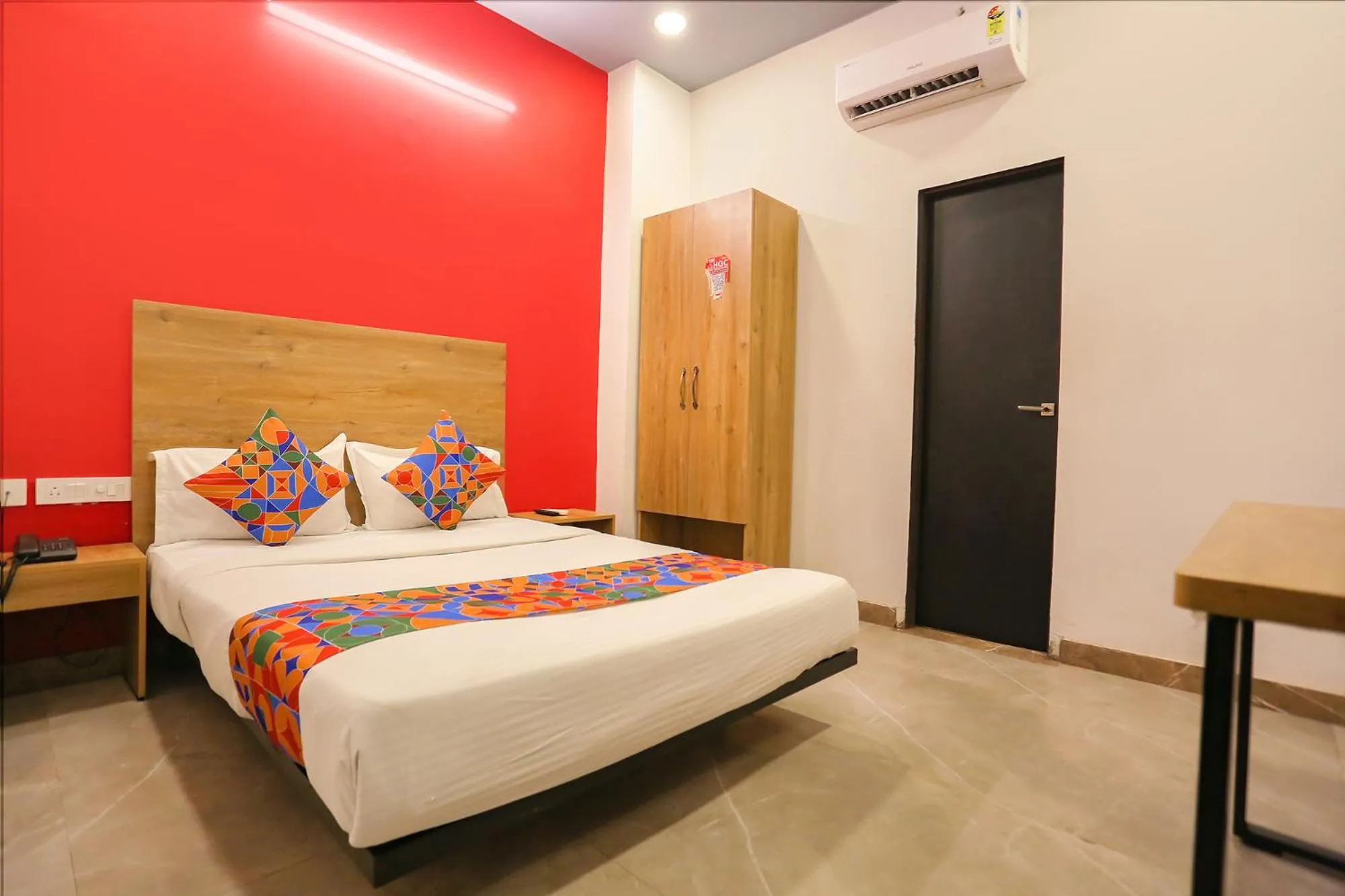 View (from property/room), Bed in FabHotel Grand Capitol