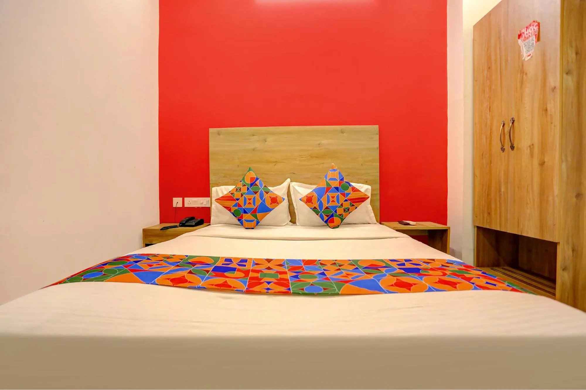 Bed in FabHotel Grand Capitol