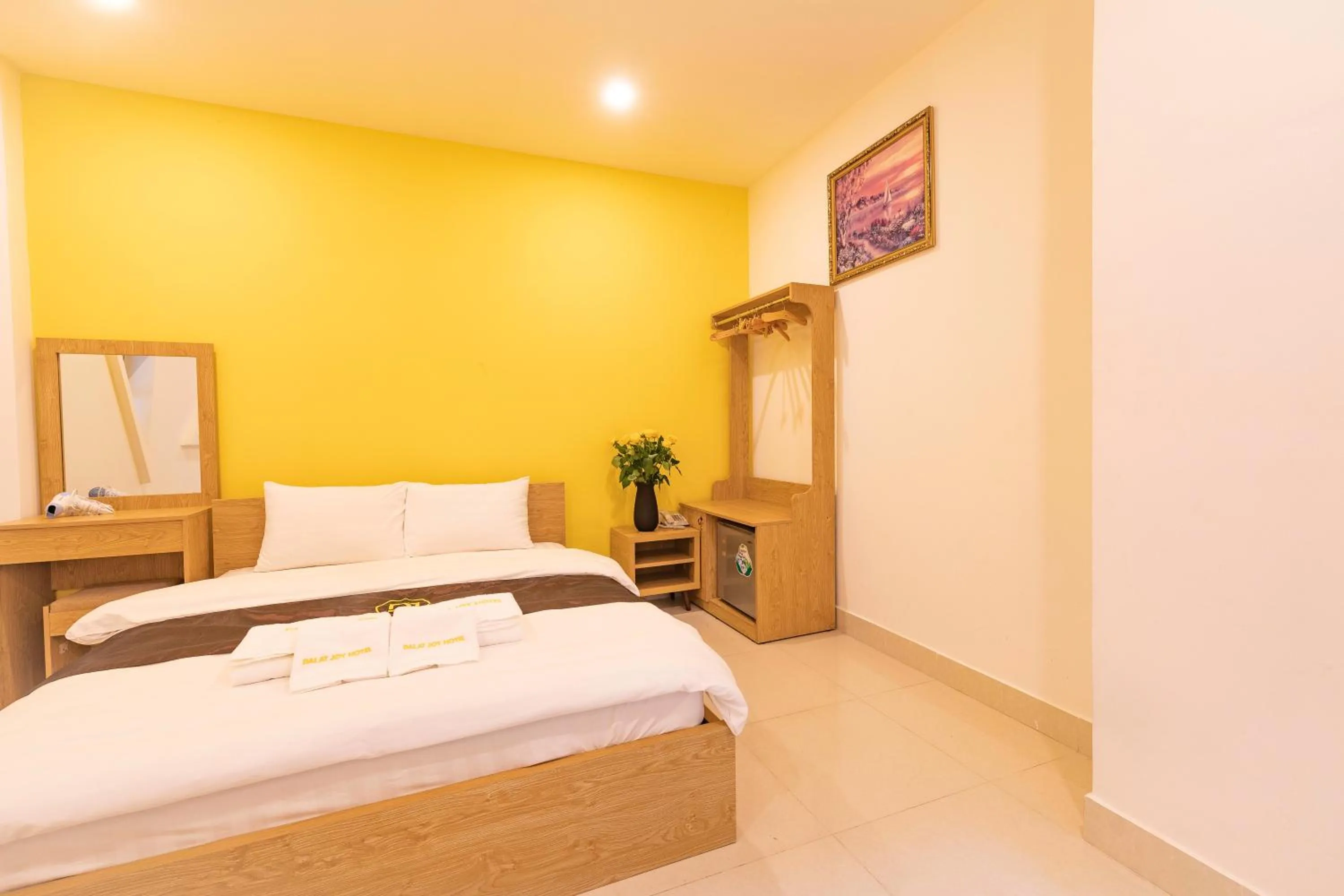 Bed in Dalat Joy Hotel