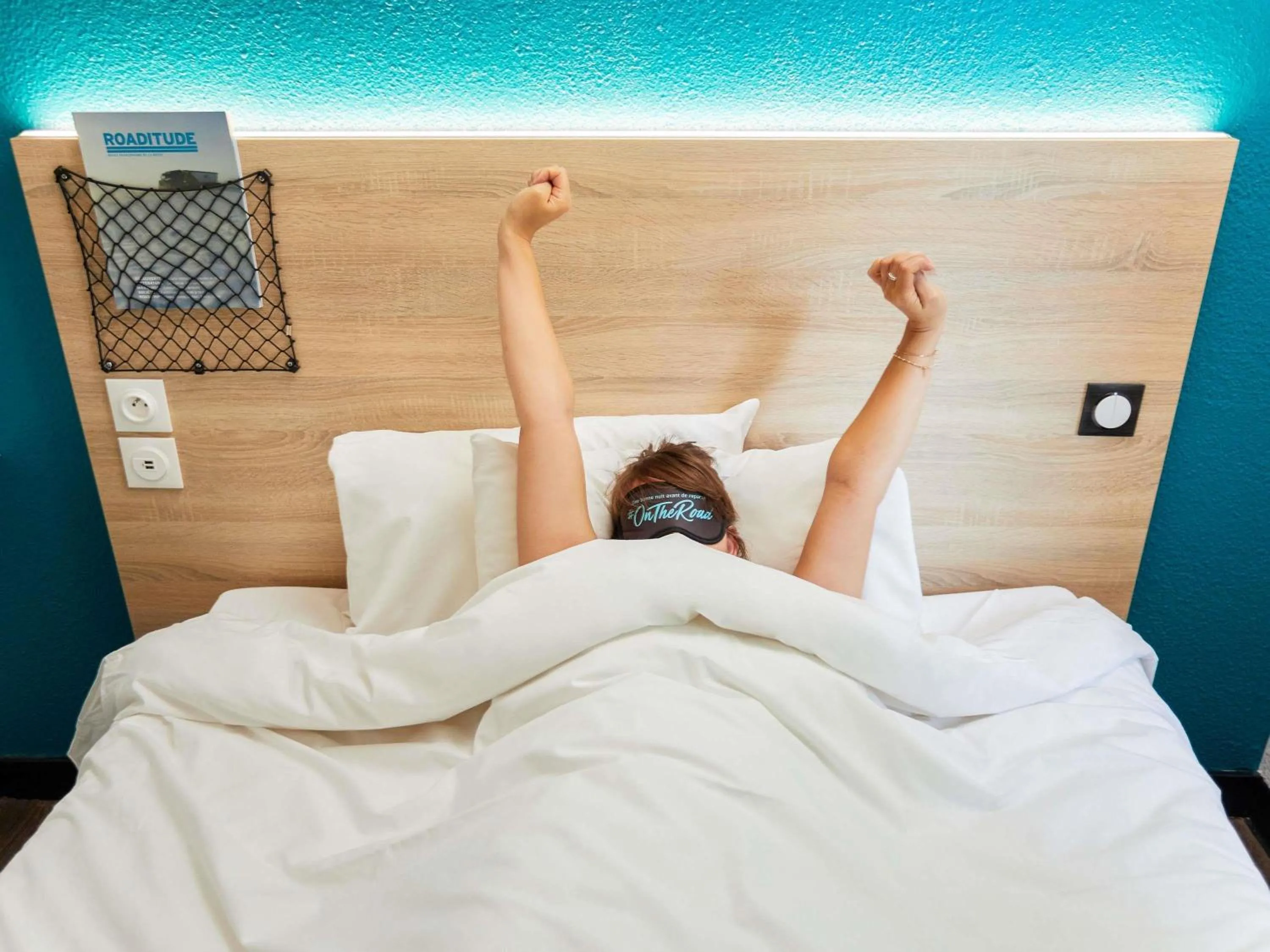 Bedroom, Bed in hotelF1 Nancy Nord Bouxieres