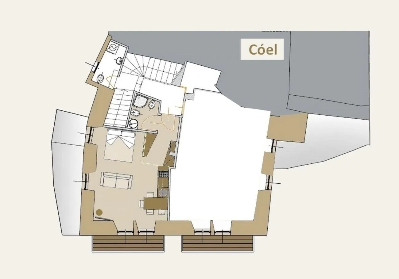 Floor plan in La Berlera - Riva del Garda