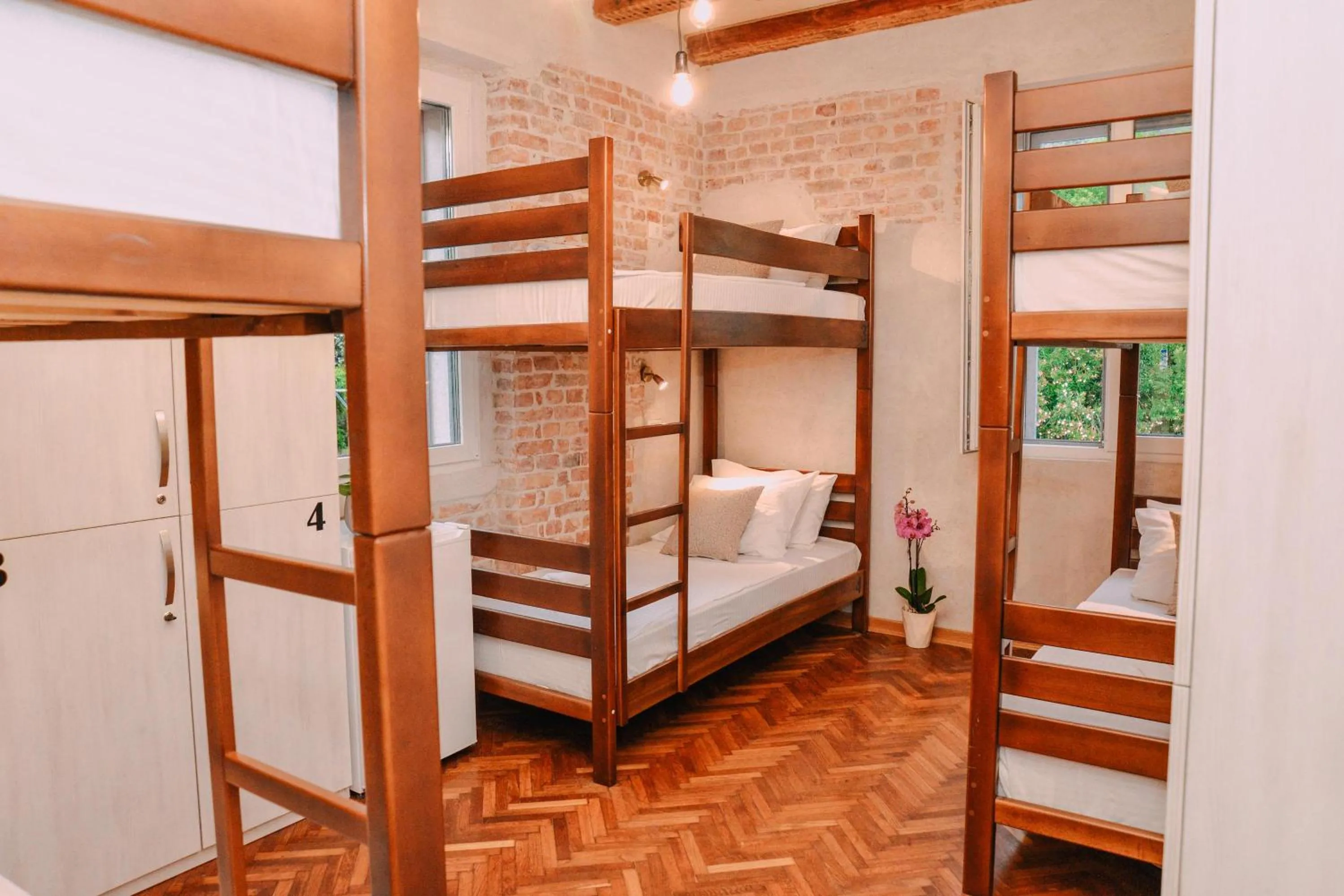 Bed in Step to Kotor bay Guesthouse