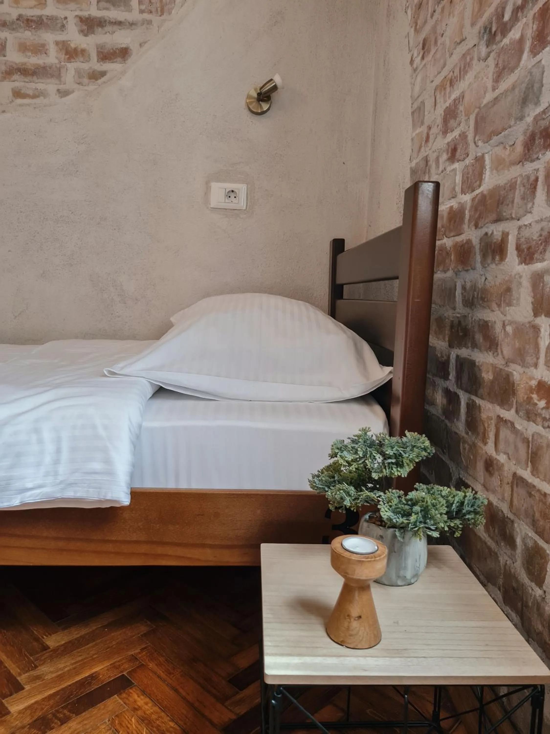 Bed in Step to Kotor bay Guesthouse