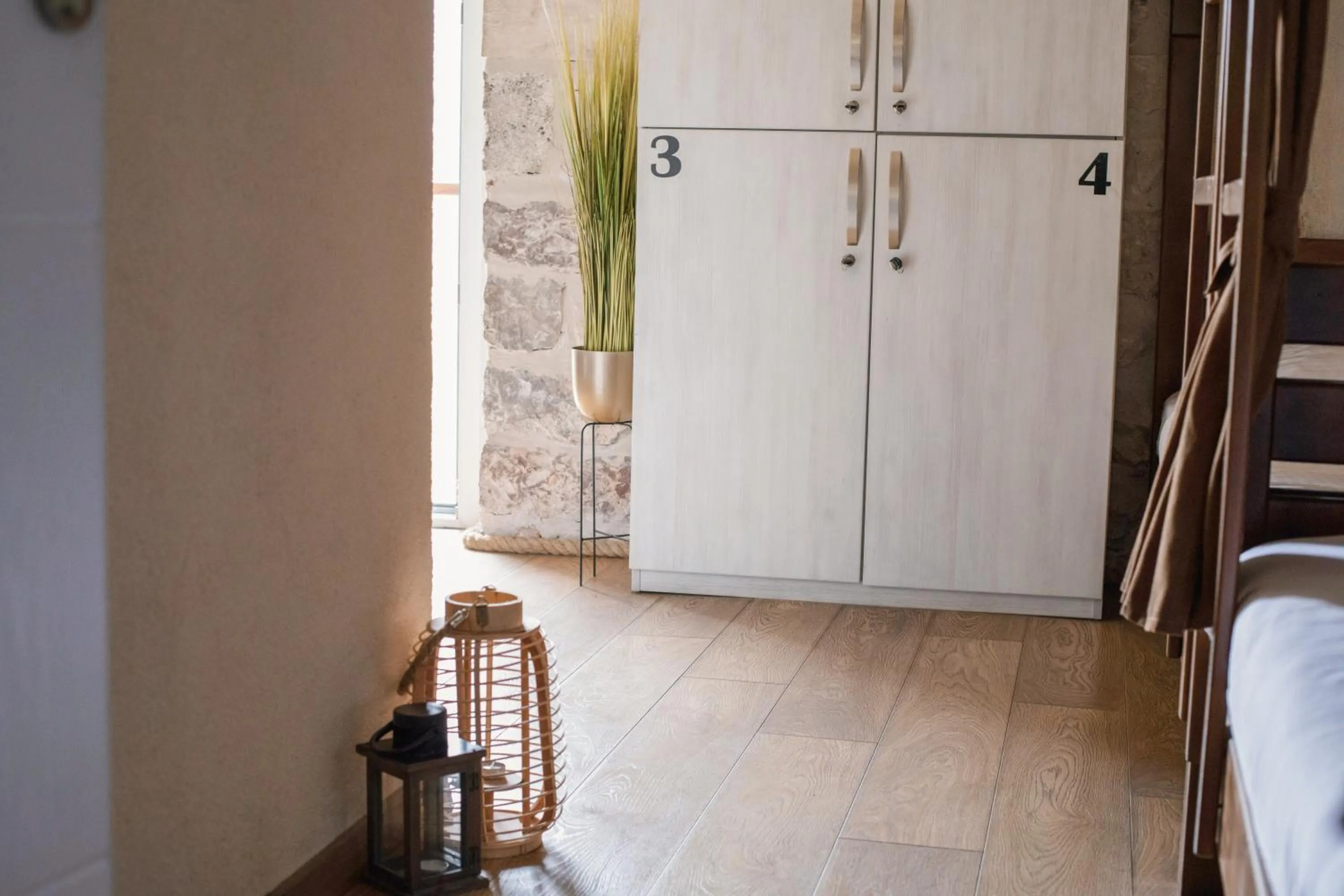 wardrobe, Bed in Step to Kotor bay Guesthouse